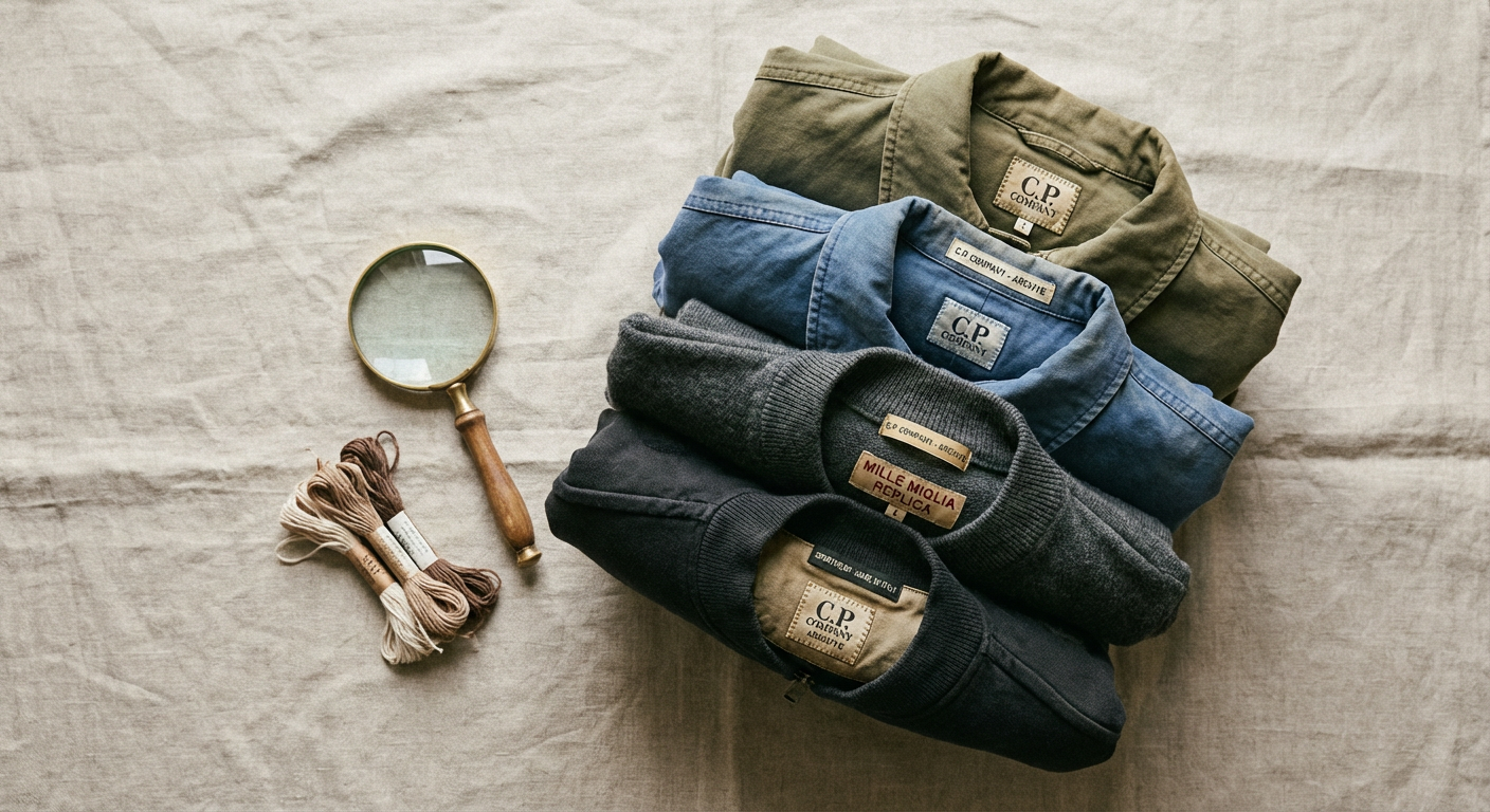 C.P. Company label history — how to tell which era your piece is from