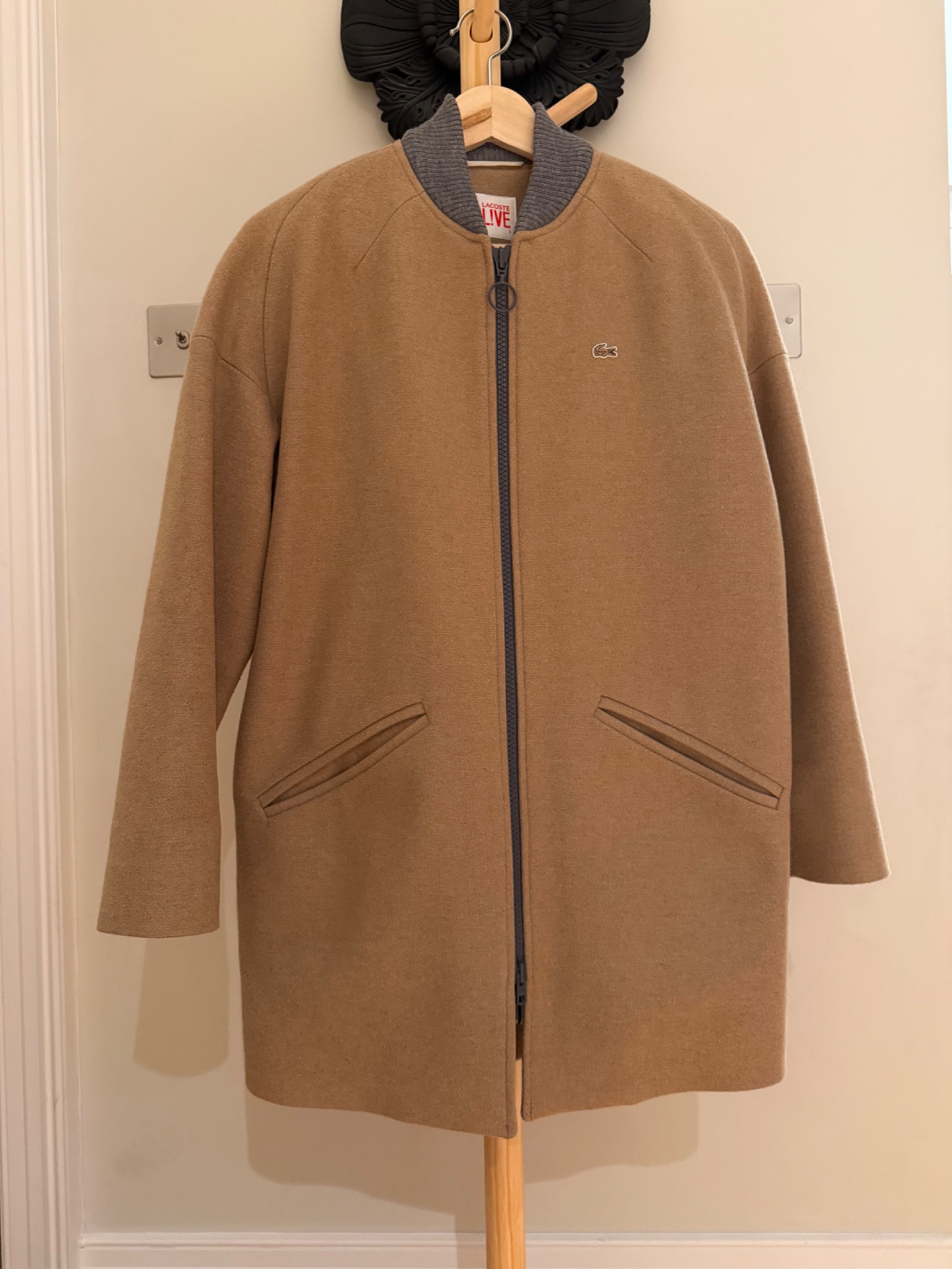 Lacoste LIVE Wool Blend Bomber Jacket - detail 5