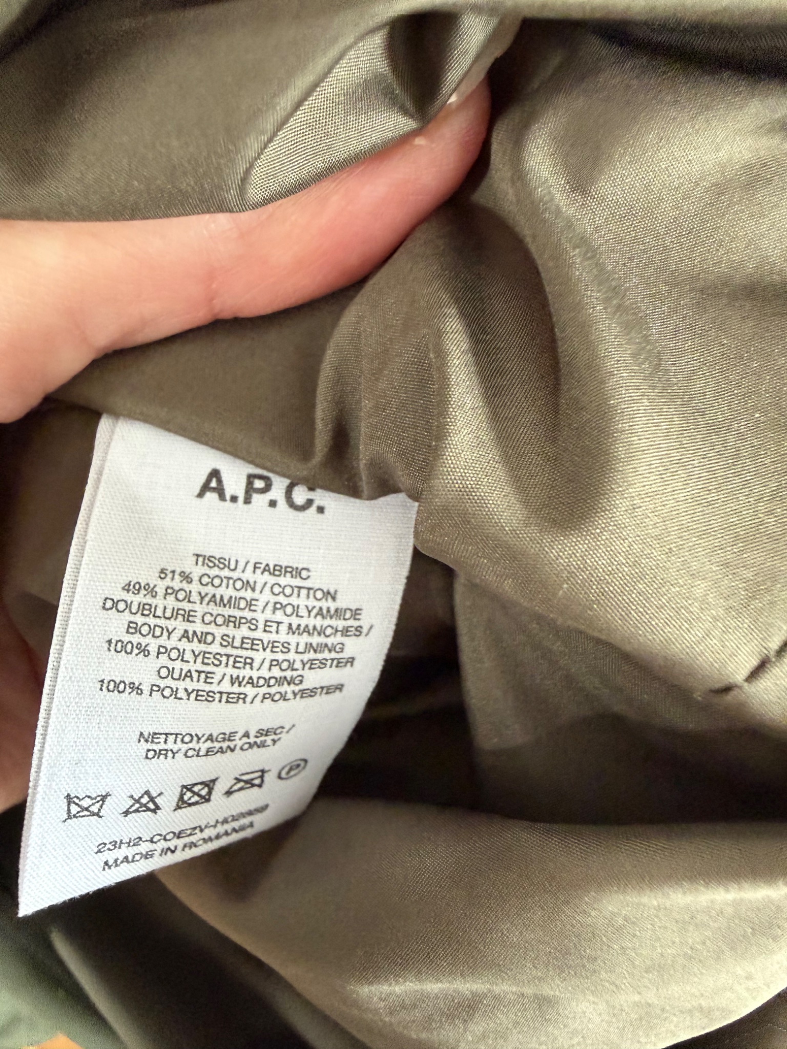 A.P.C. Mainline Quilted Overshirt jacket - detail 7