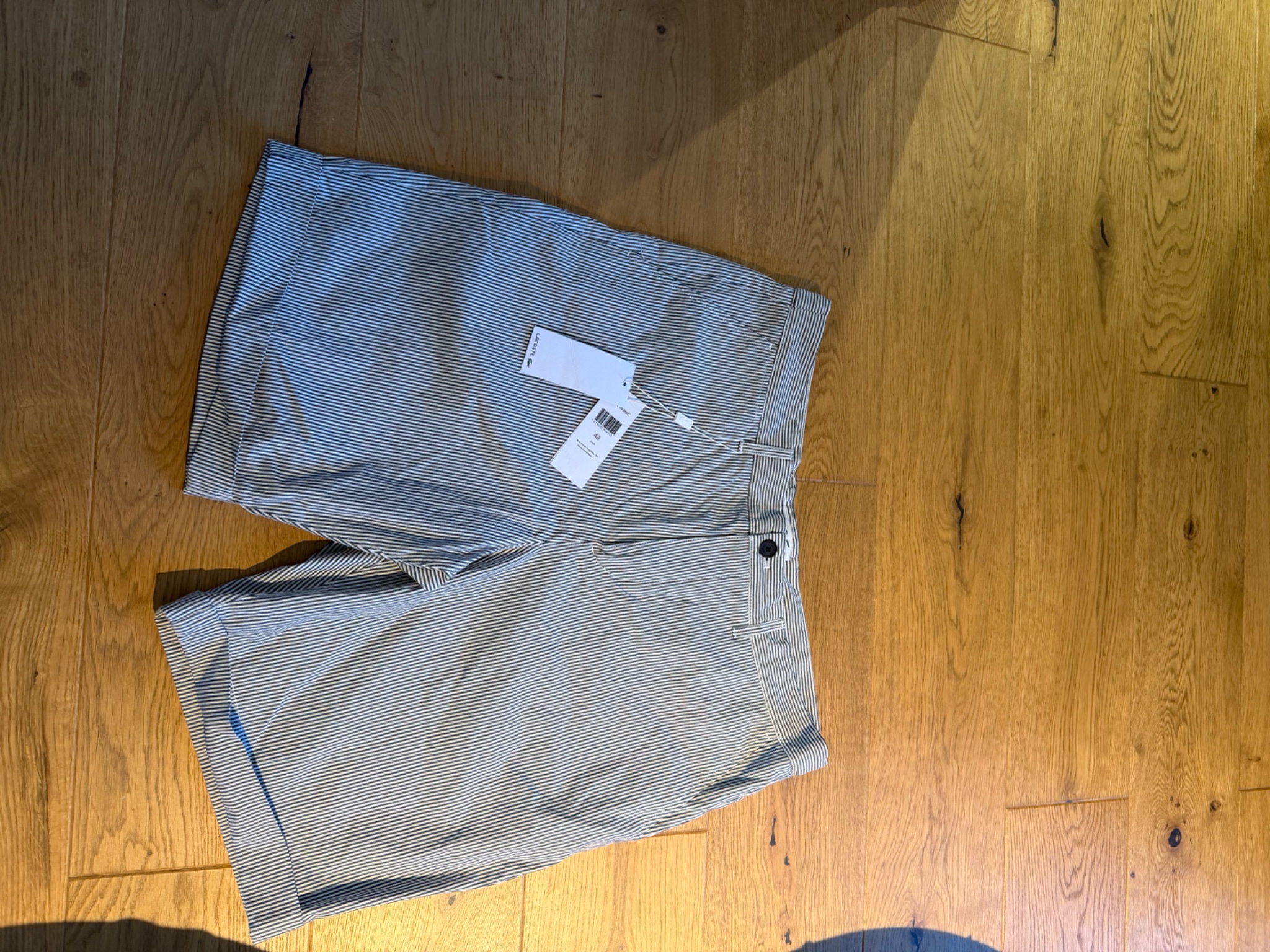 Lacoste Regular Fit Pinstripe Shorts - detail 5