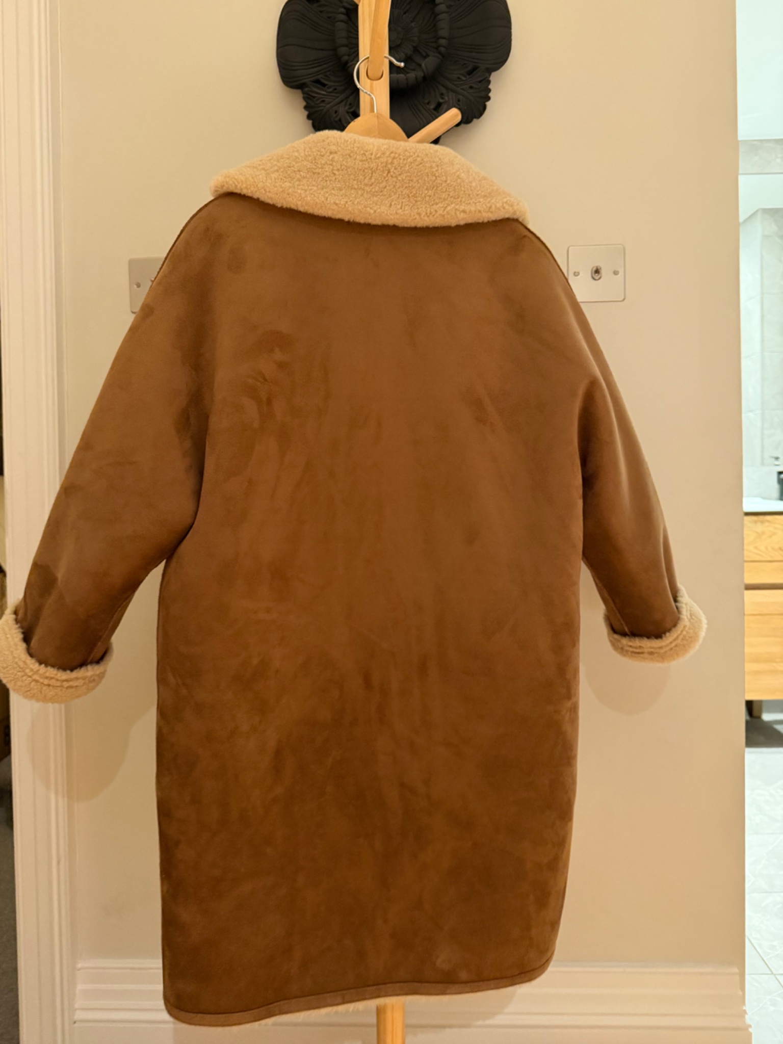MANGO Faux Shearling Coat REVERSIBLE - detail 5
