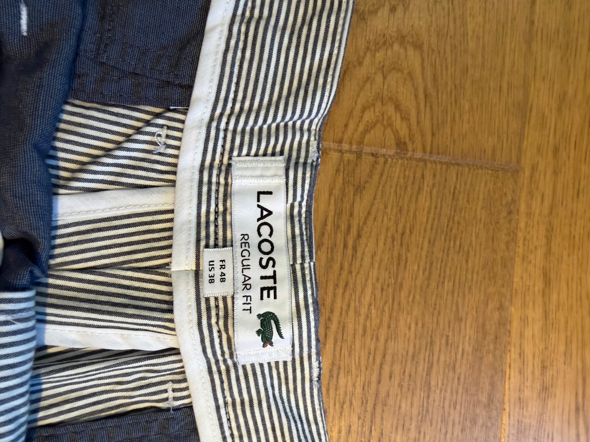 Lacoste Regular Fit Pinstripe Shorts - detail 7