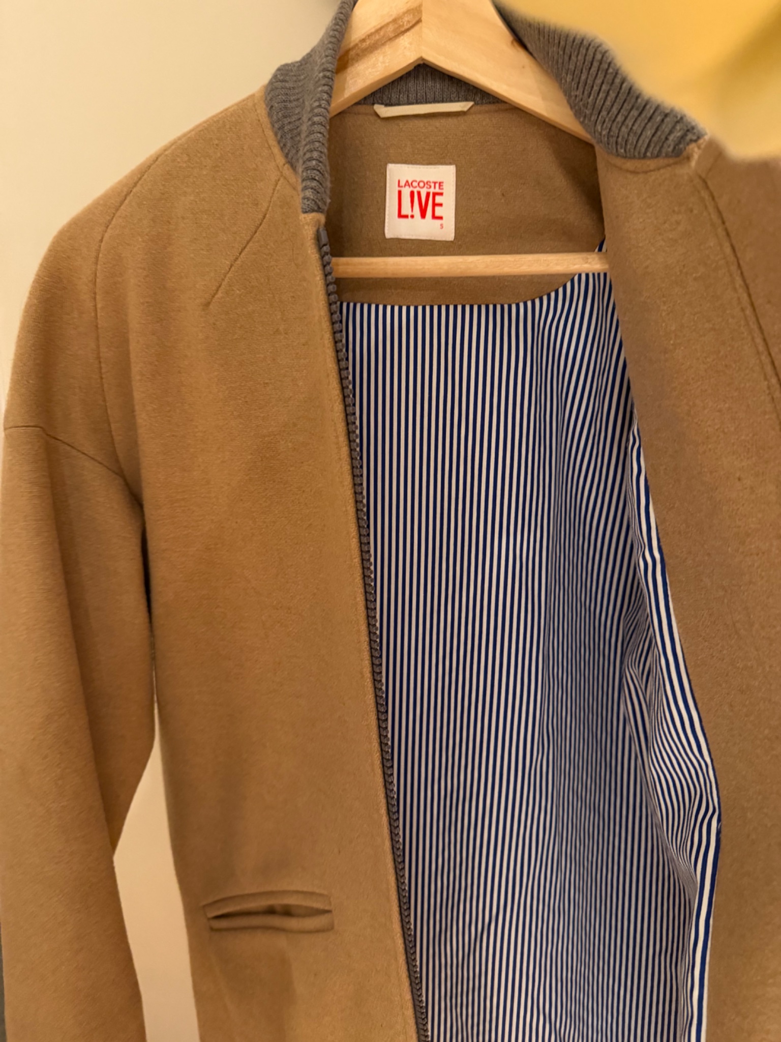 Lacoste LIVE Wool Blend Bomber Jacket - detail 7