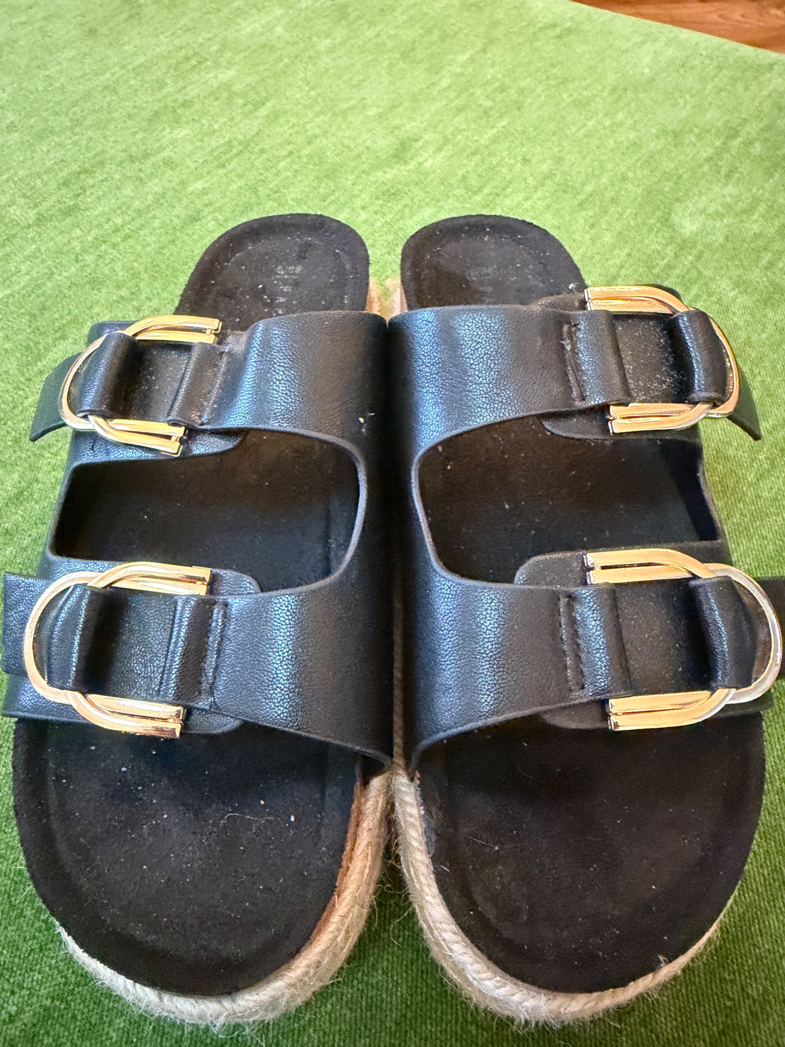 Zara Buckle Detail Espadrille Sandals - hero