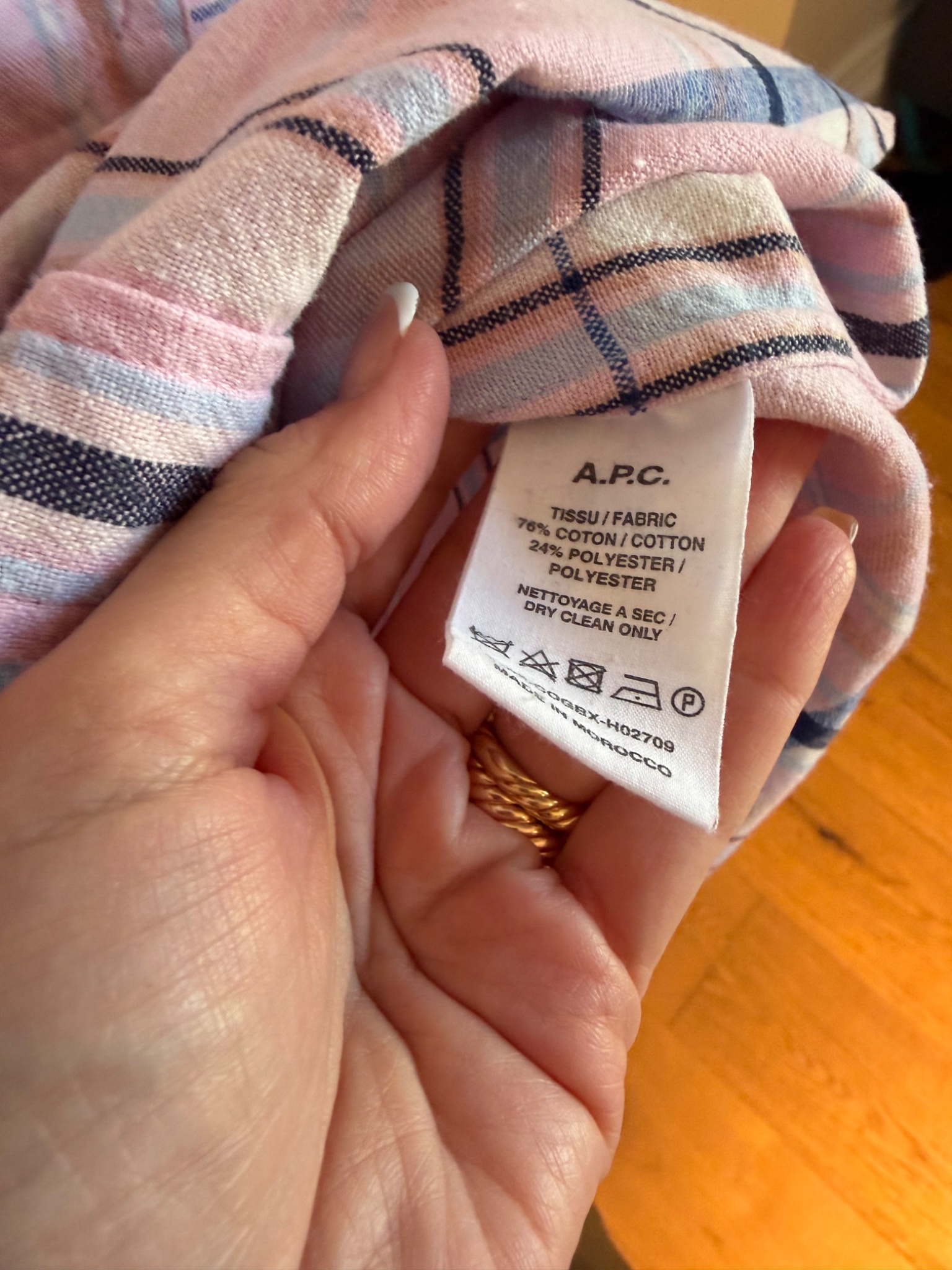A.P.C. Plaid Flannel Shirt - detail 5