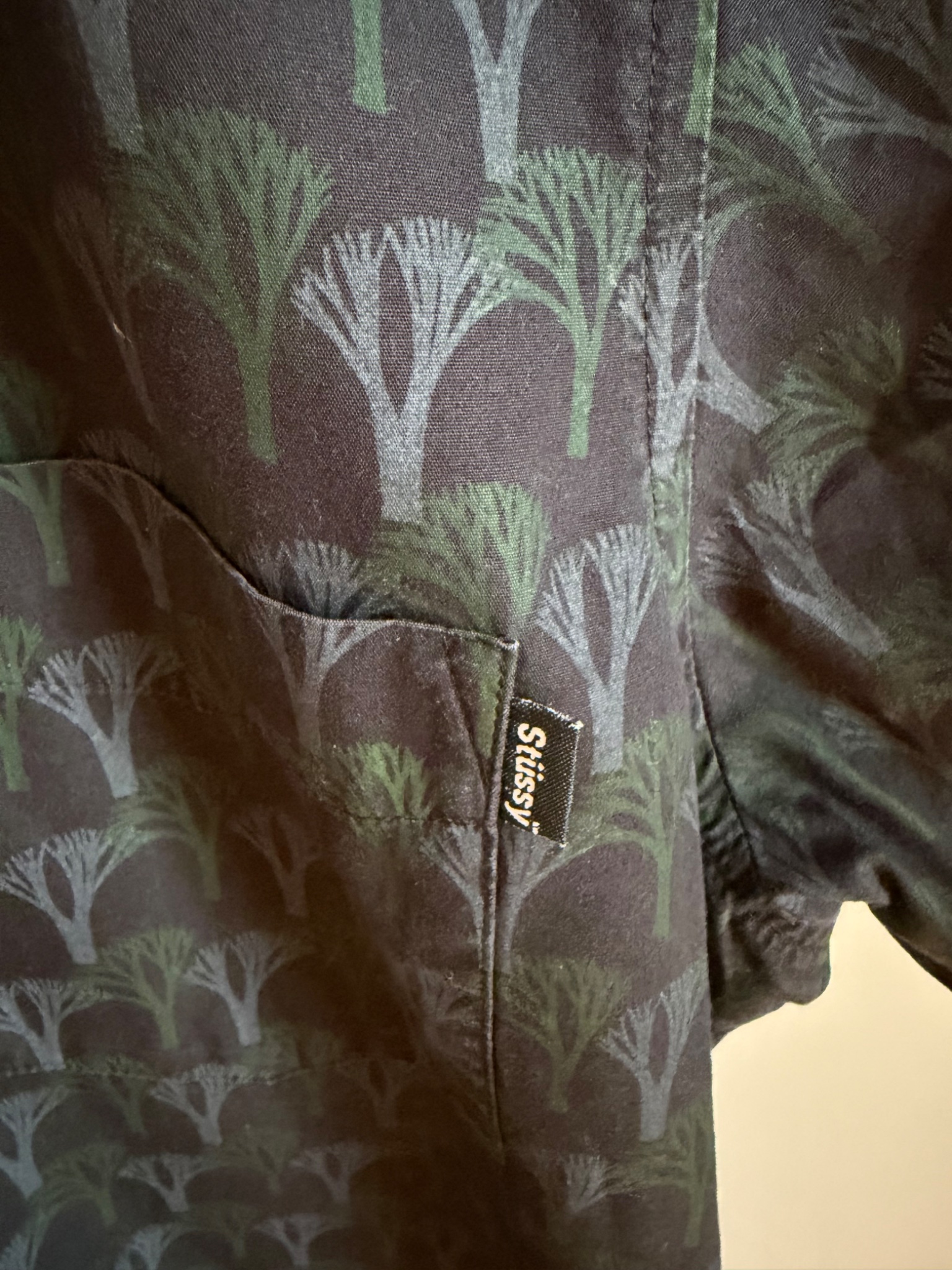 Stüssy Graphic Print Short Sleeve Shirt - detail 6