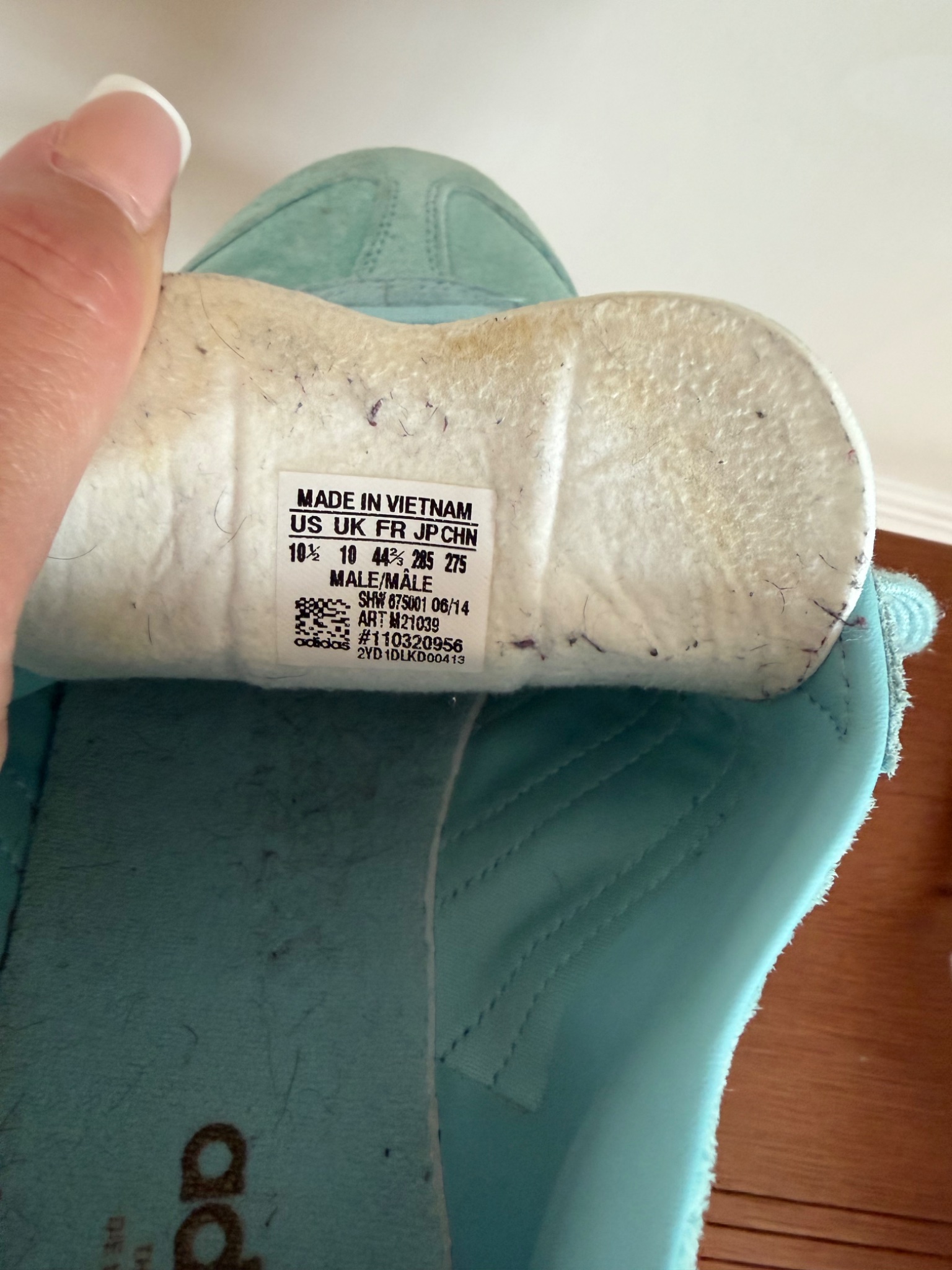 Adidas Originals Originals Hamburg Trainers MINT - detail 7