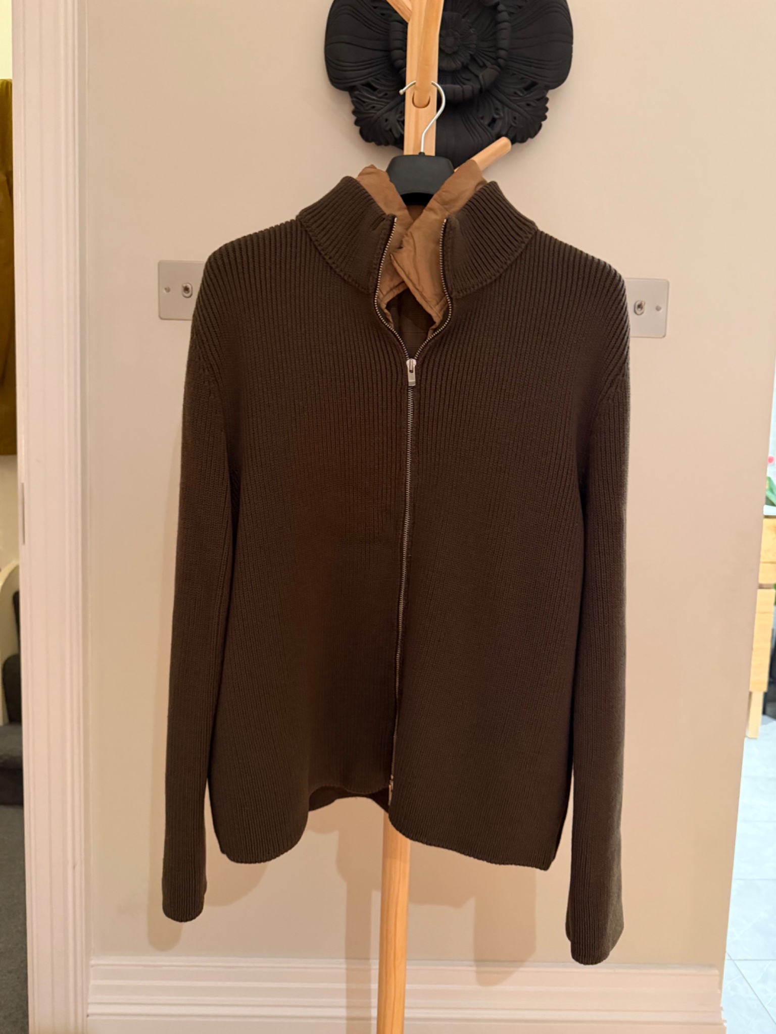 C.P. Company Wool Knit Jacket with Quilted Lining - detail 5