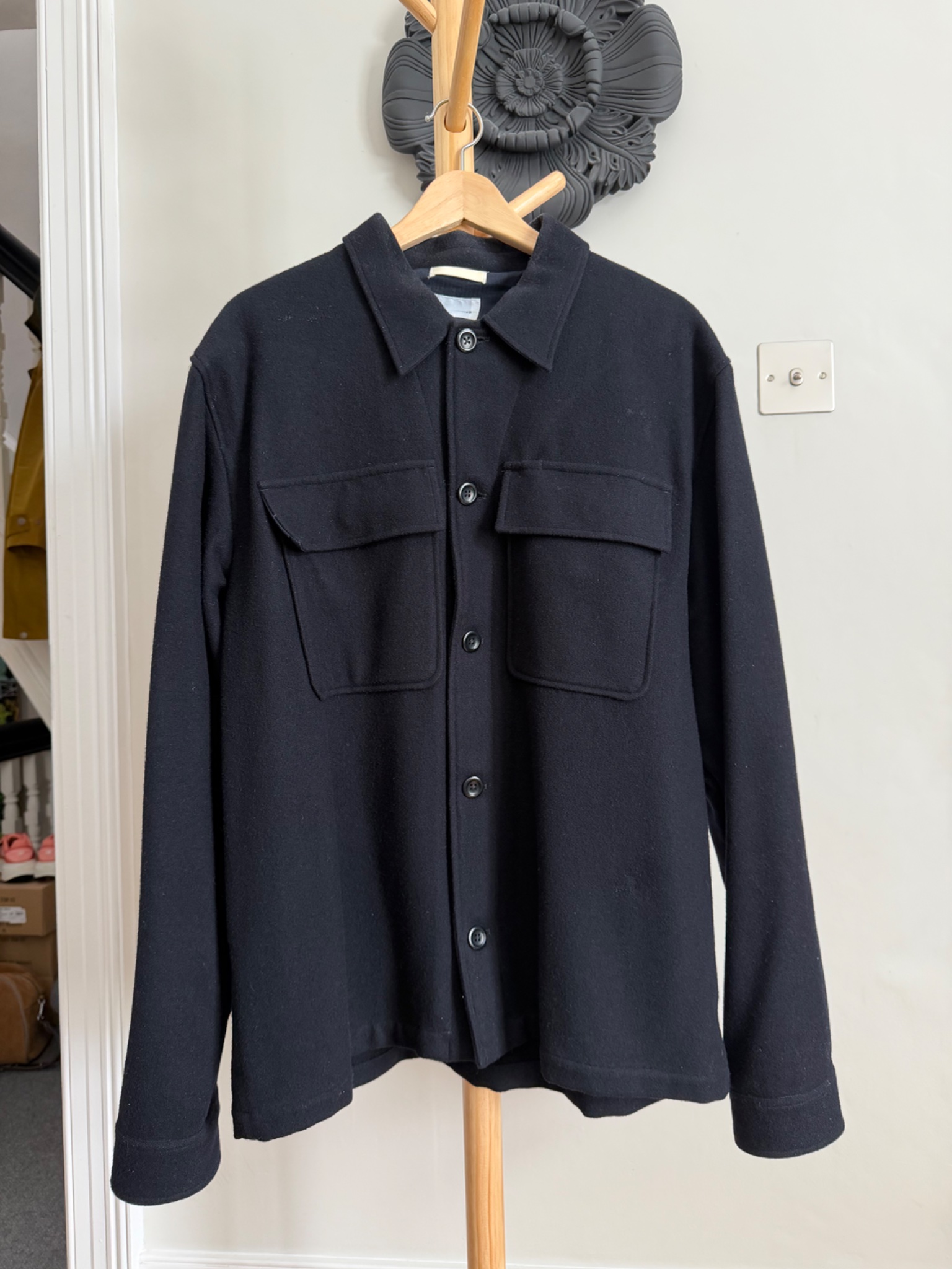 Norse Projects Kyle Wool Overshirt - detail 4