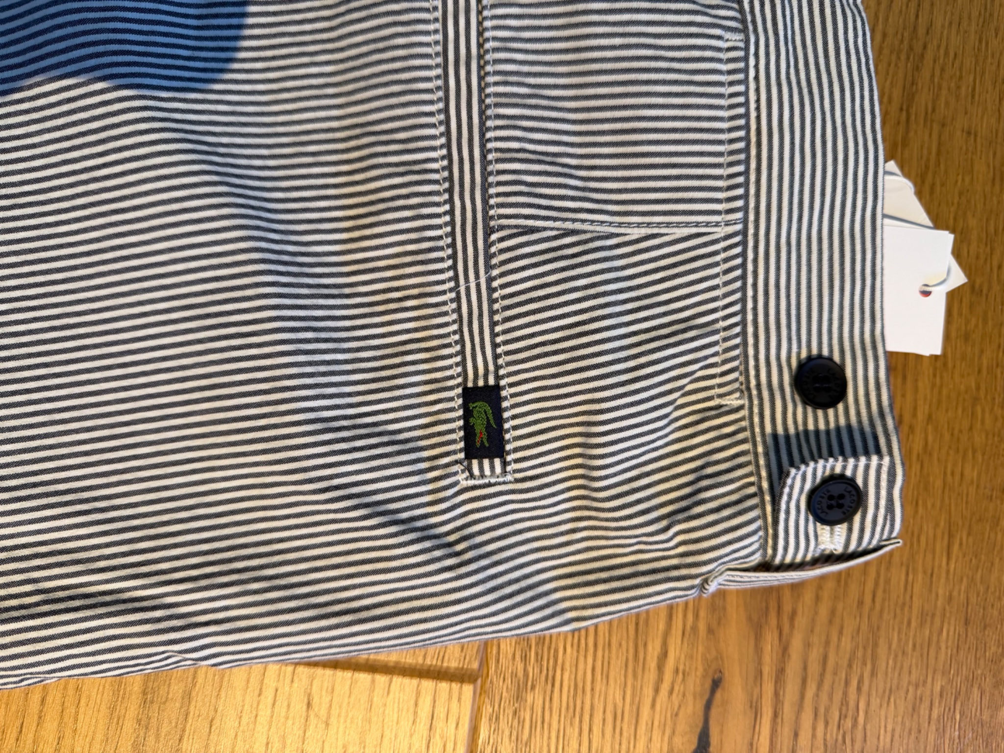 Lacoste Regular Fit Pinstripe Shorts - detail 6