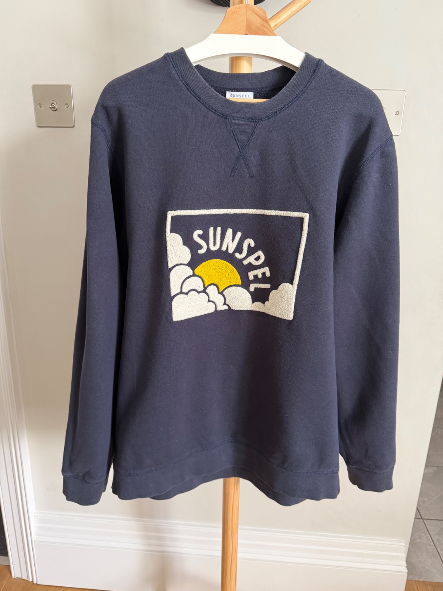 Sunspel Embroidered Logo Sweatshirt - detail 4