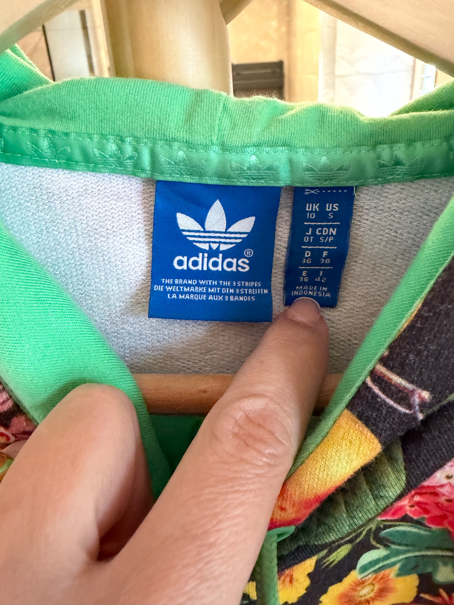 Adidas Floral Hoodie - detail 7
