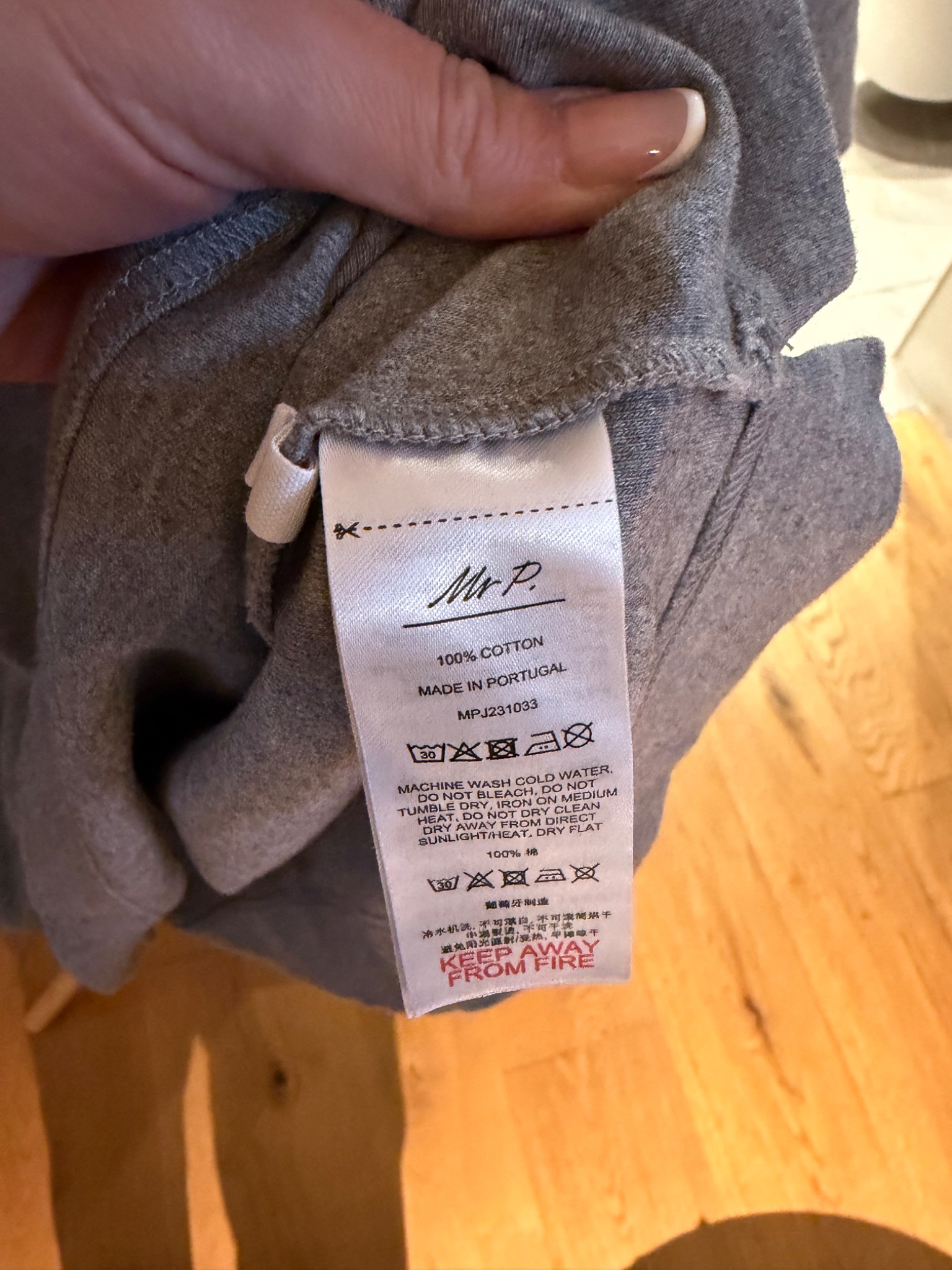 Mr P. Cotton T-Shirt - detail 3