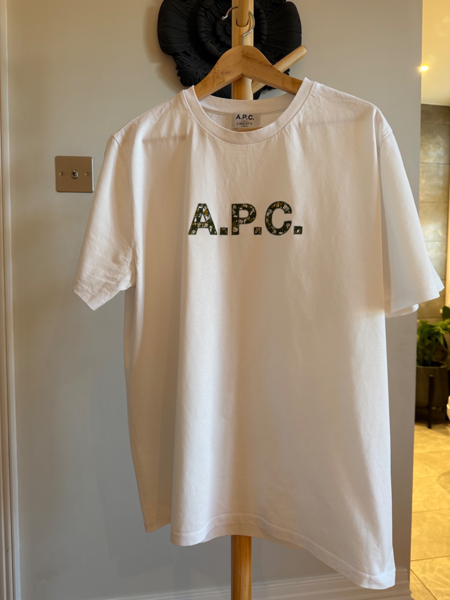 A.P.C. Liberty Fabric Logo T-Shirt - hero