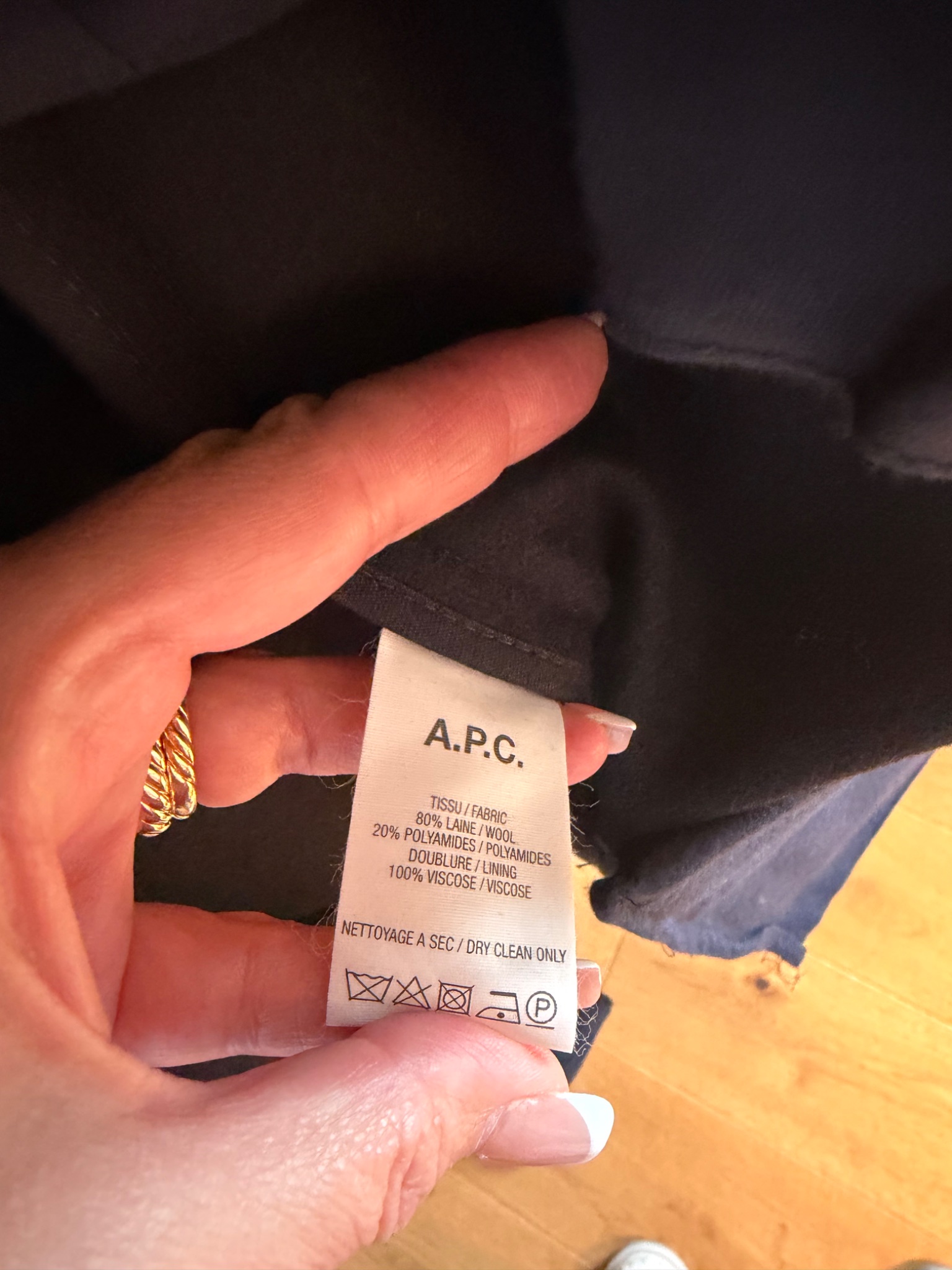 A.P.C. Single Breasted Overcoat - detail 8
