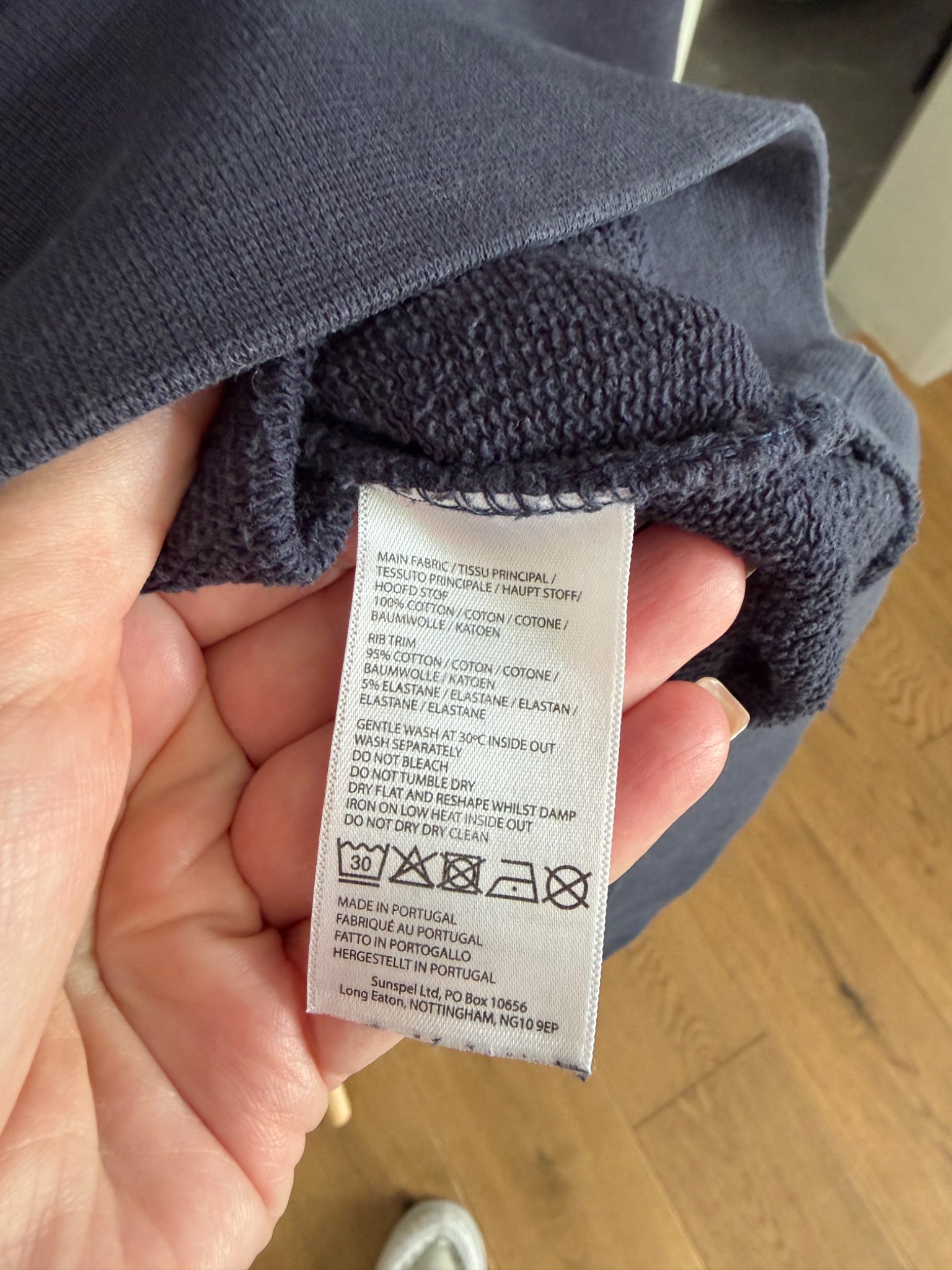Sunspel Embroidered Logo Sweatshirt - detail 7