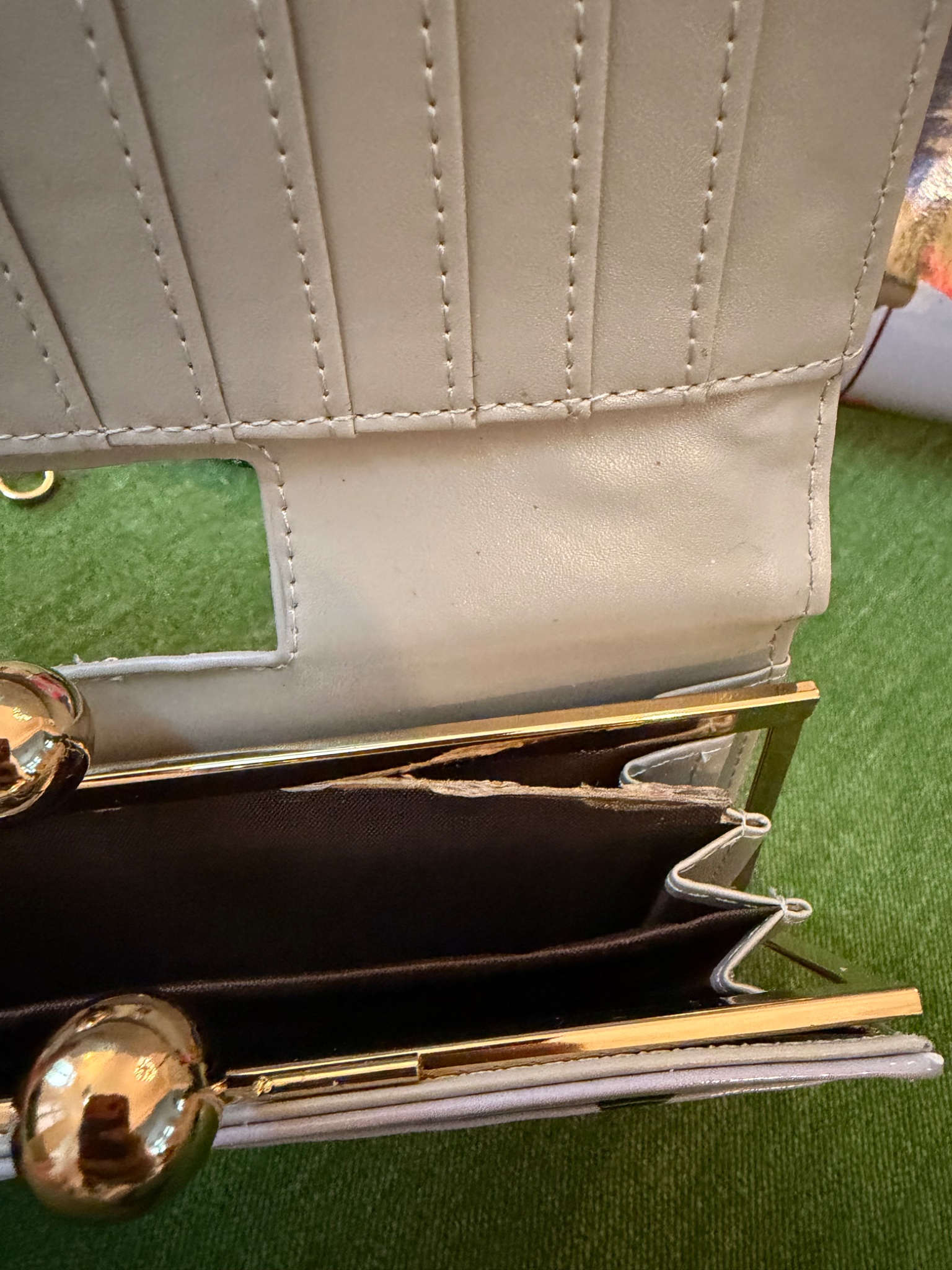 Poppy and Butterfly Print Shoulder Bag and Wallet Set - detail 6
