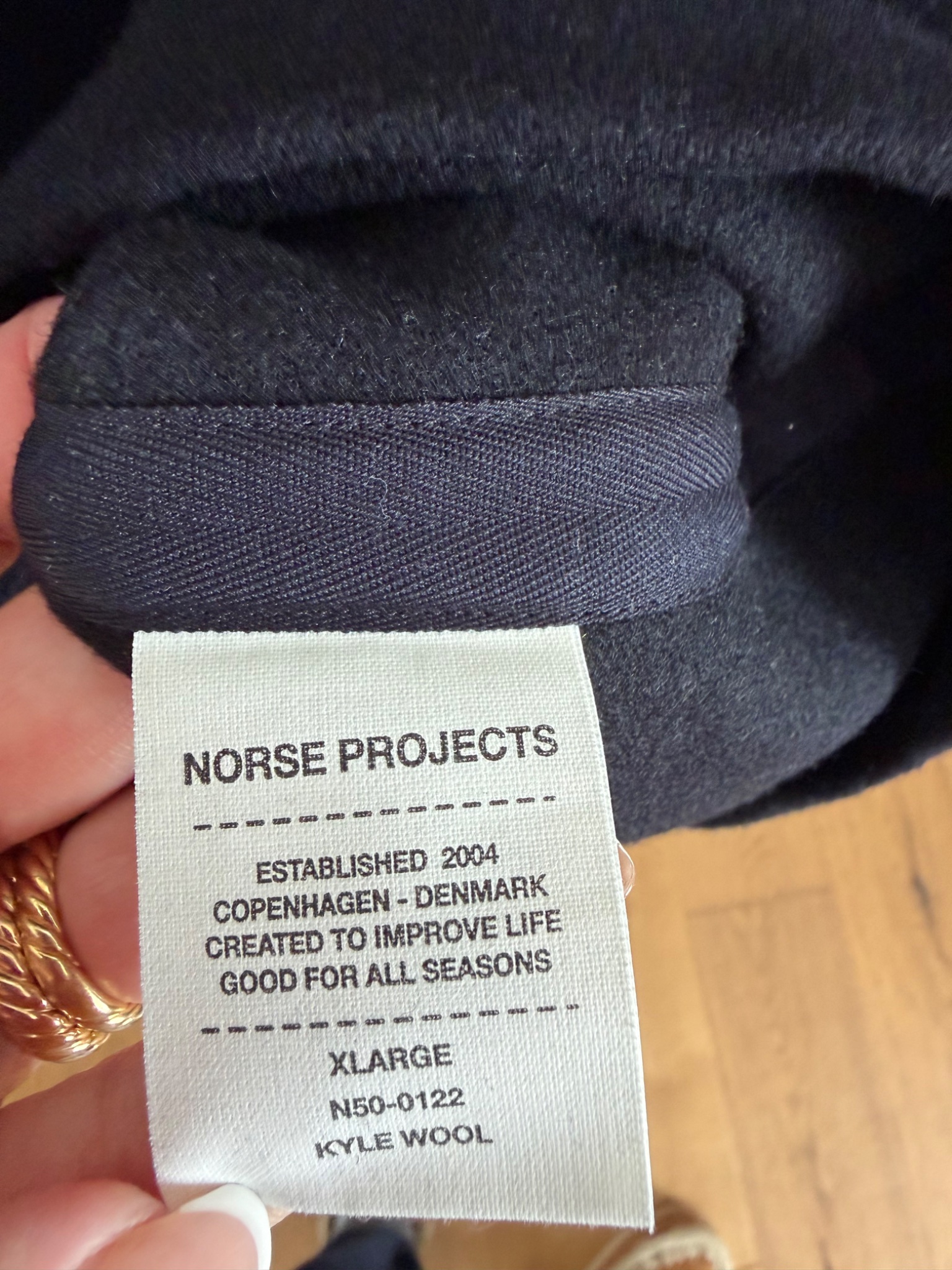 Norse Projects Kyle Wool Overshirt - detail 6