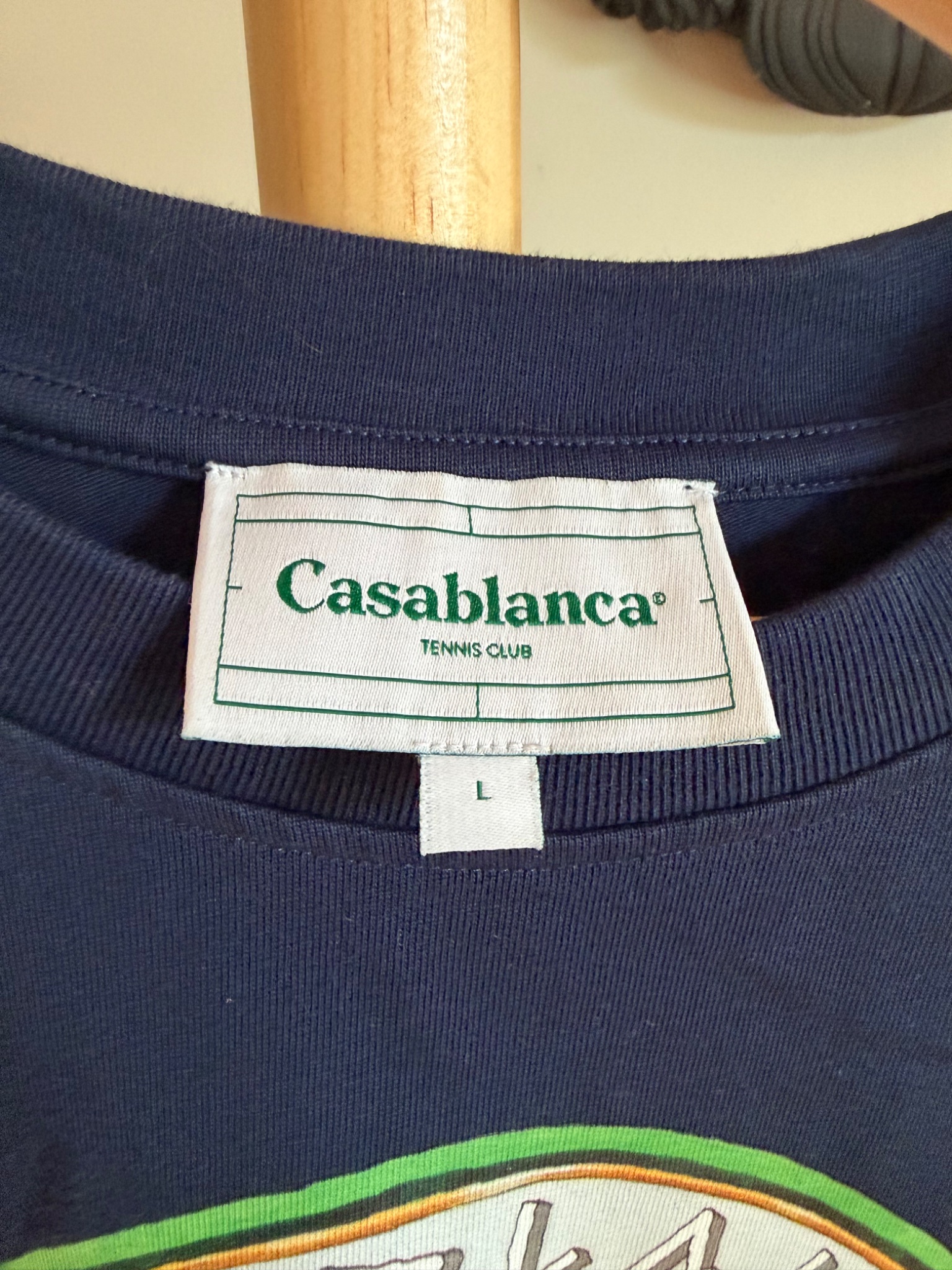 Casablanca Tennis Club Graphic Print T-Shirt - detail 5