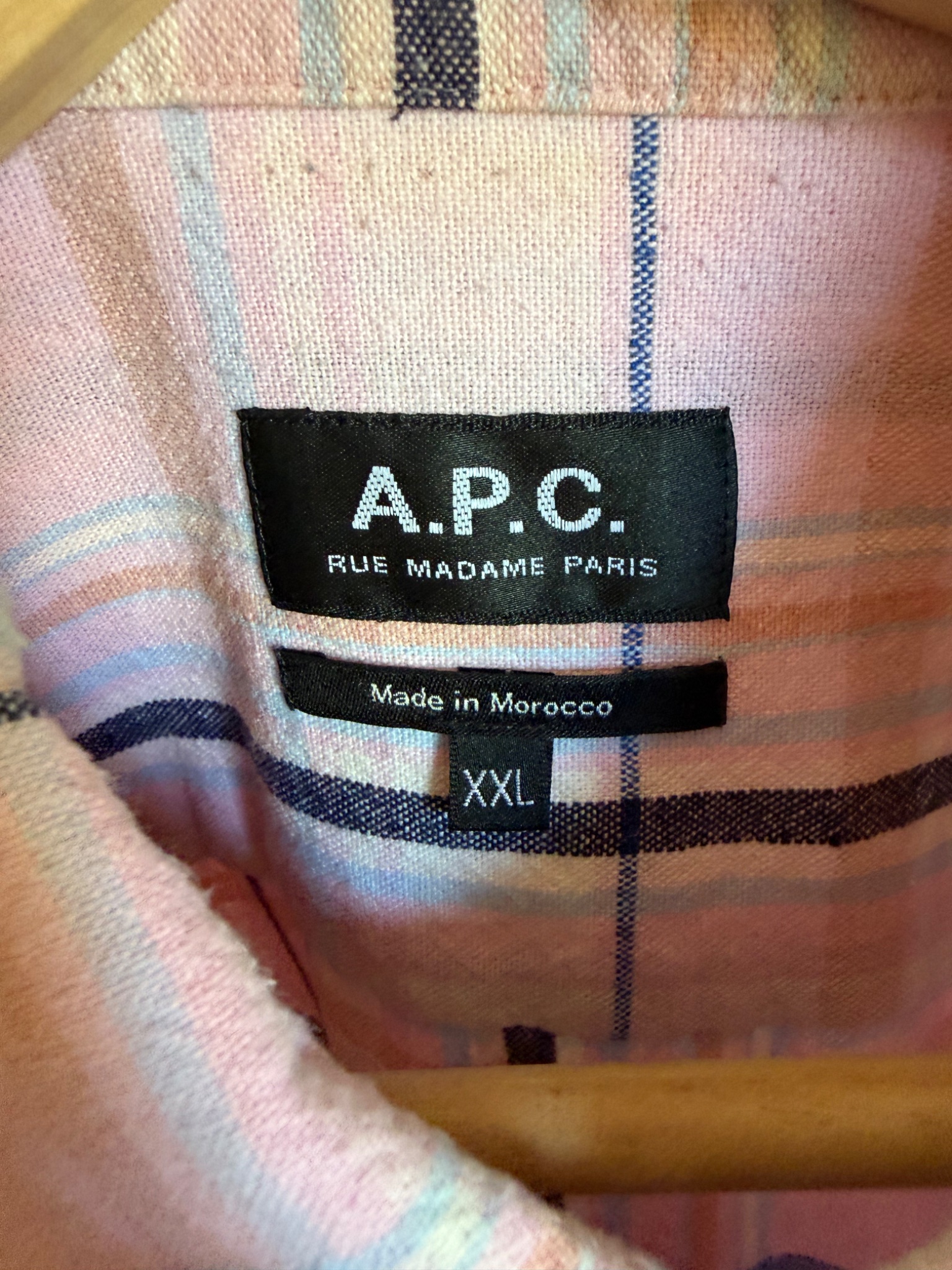 A.P.C. Plaid Flannel Shirt - detail 4