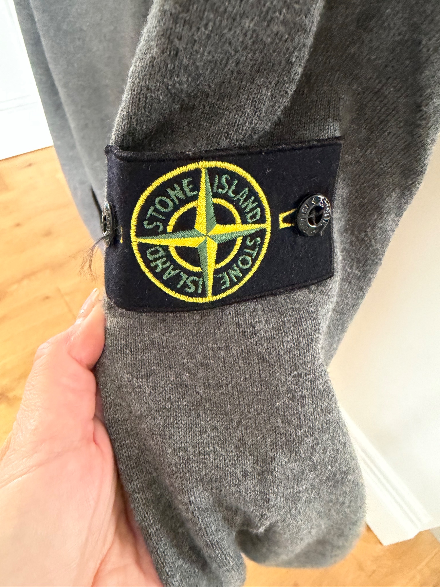 Stone Island V-Neck Knit Jumper - detail 5