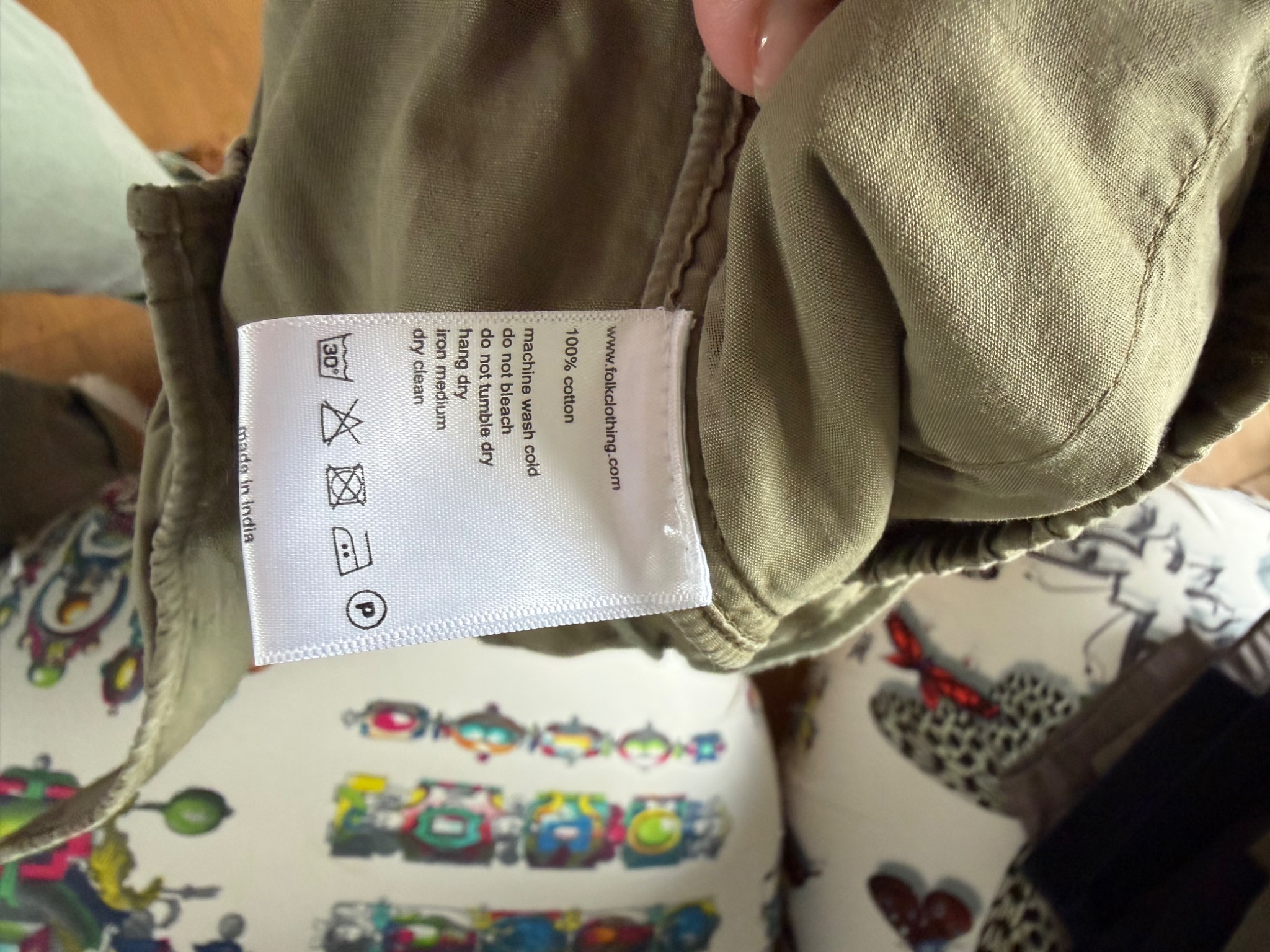 Folk Drawstring Trousers - detail 7