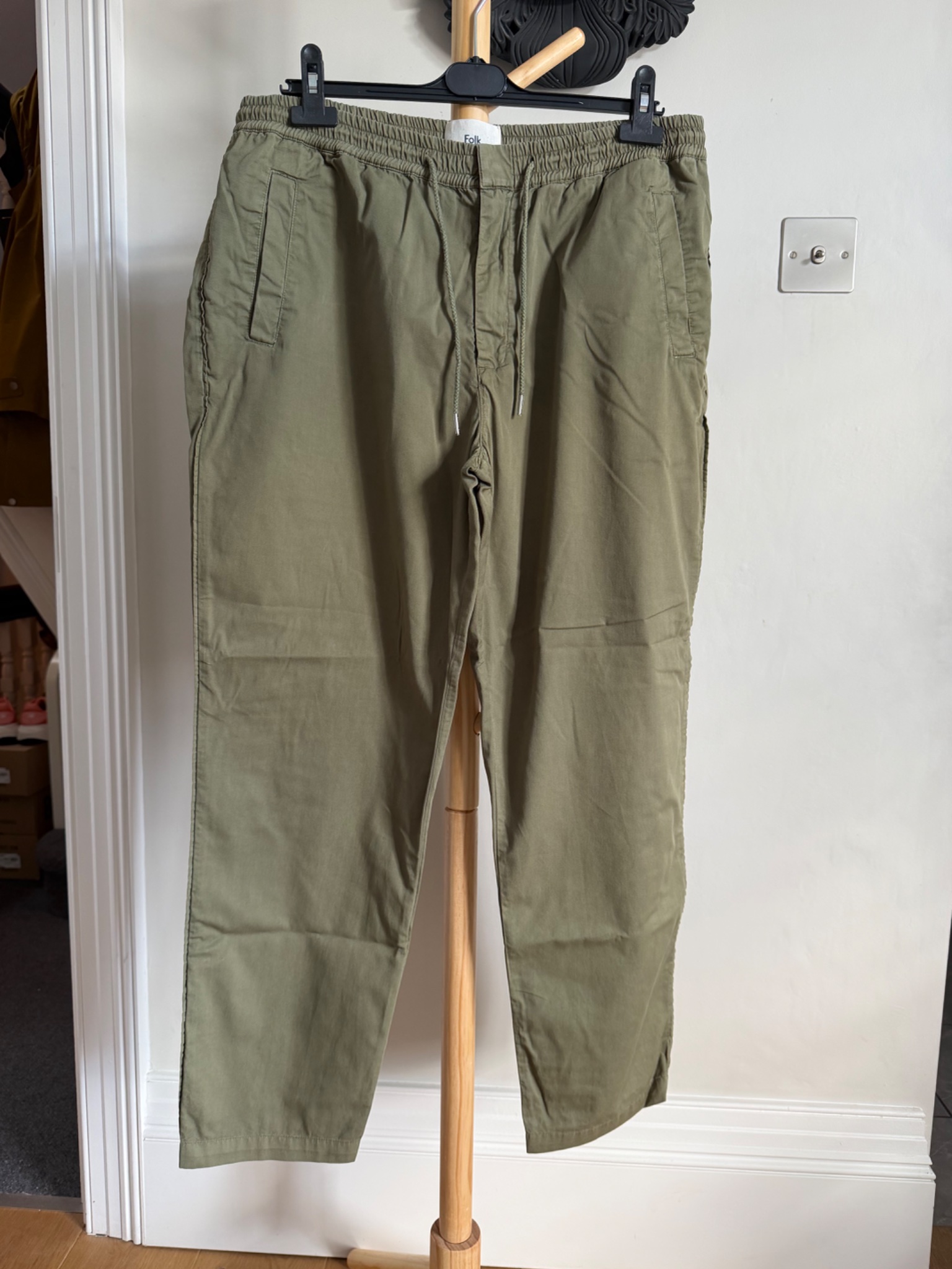Folk Drawstring Trousers - detail 5