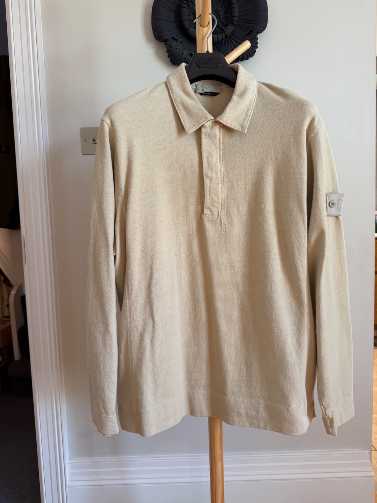 Stone Island Ghost Long Sleeve Polo Shirt - detail 4