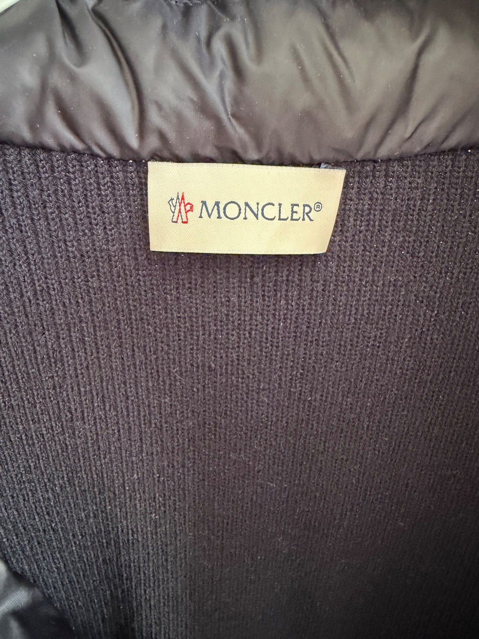 Moncler Mainline Padded Knit Cardigan Jacket - detail 7