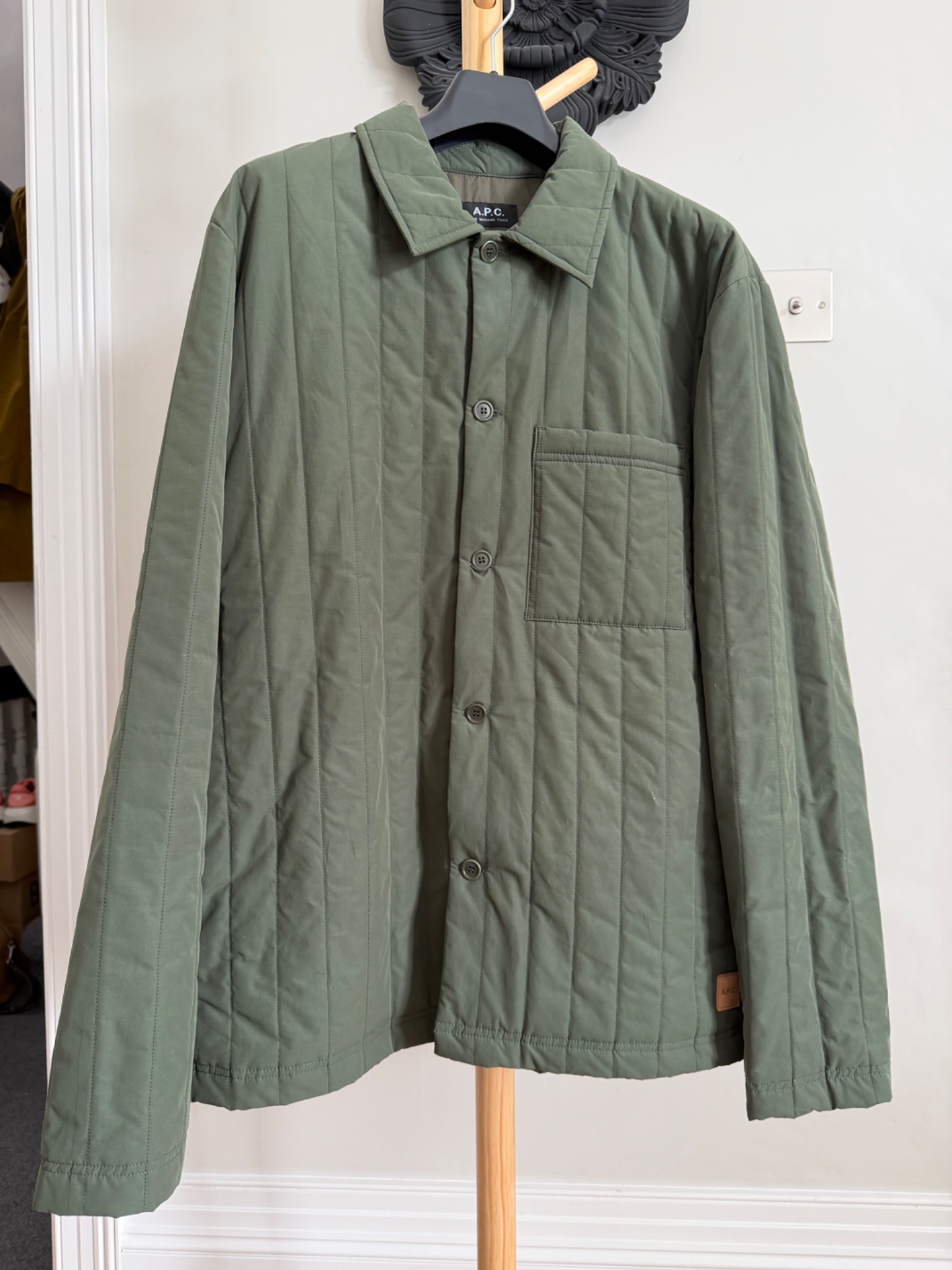 A.P.C. Mainline Quilted Overshirt jacket - detail 4