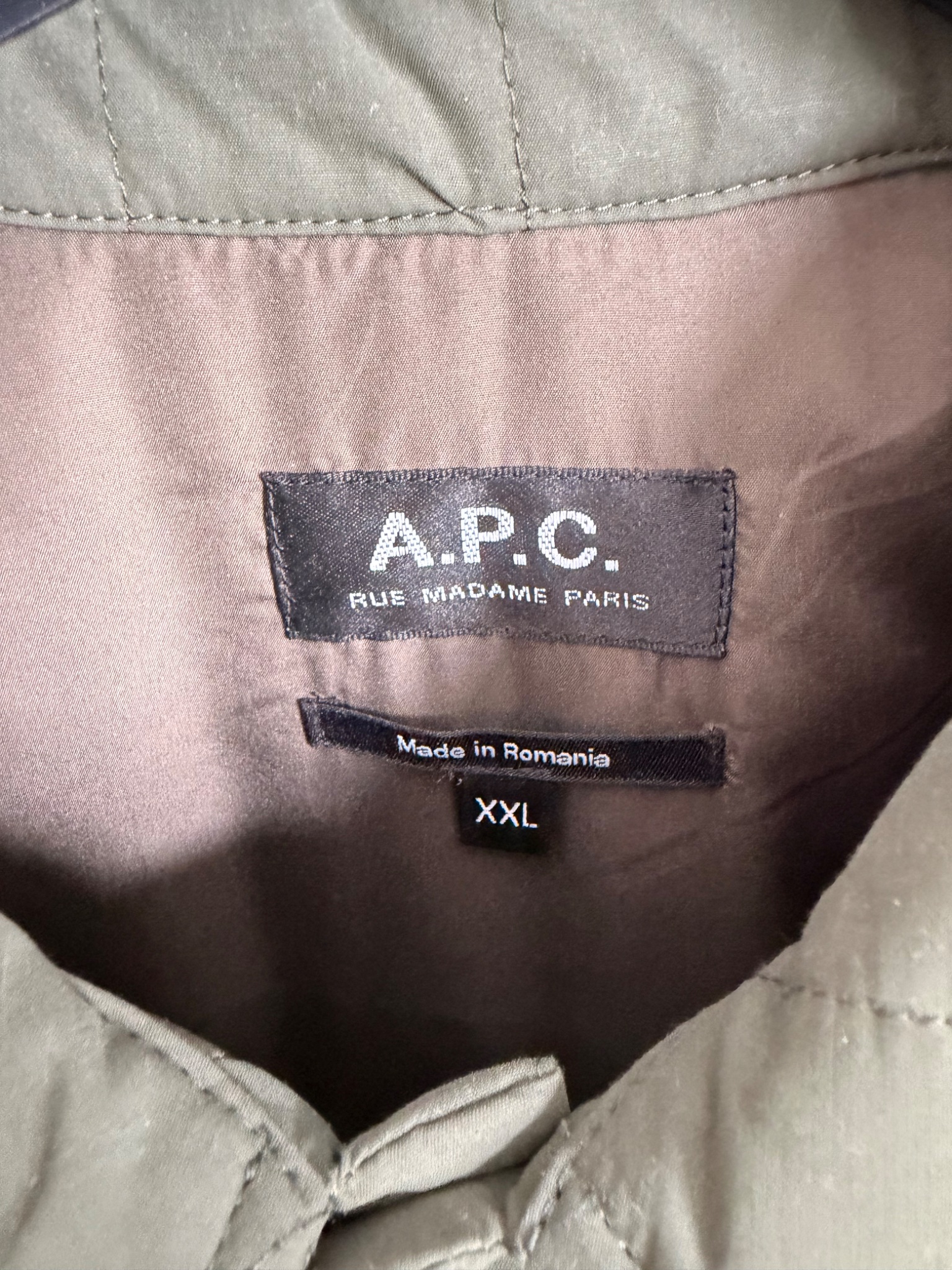 A.P.C. Mainline Quilted Overshirt jacket - detail 6