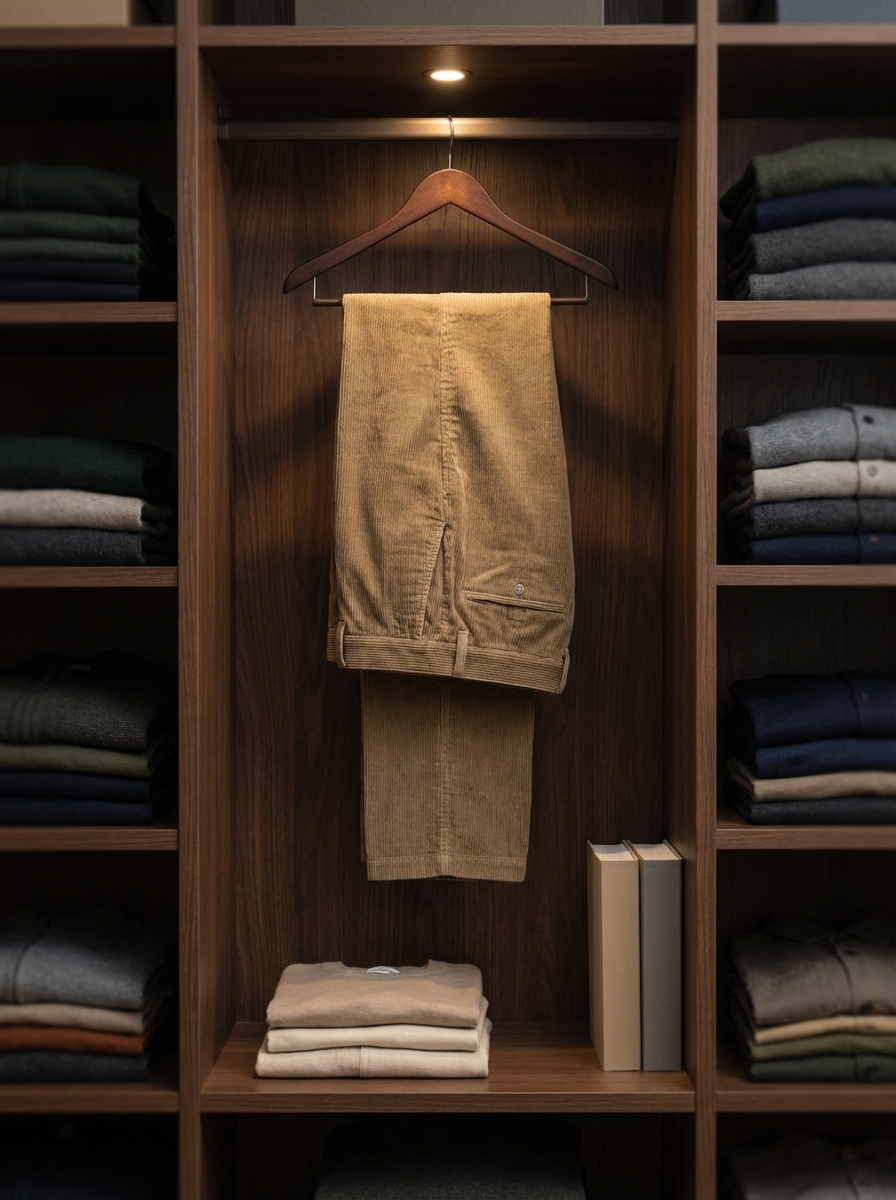Norse Projects Aros Corduroy Trousers - lifestyle