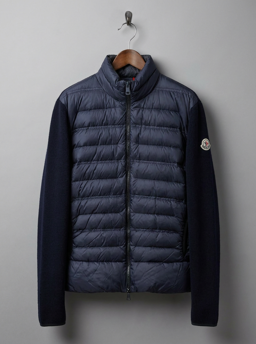 Moncler Mainline Padded Knit Cardigan Jacket - hanger