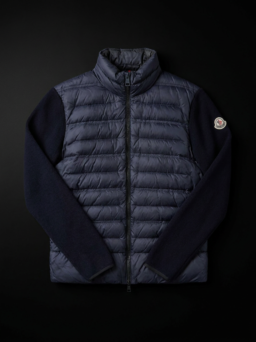 Moncler Mainline Padded Knit Cardigan Jacket - packshot