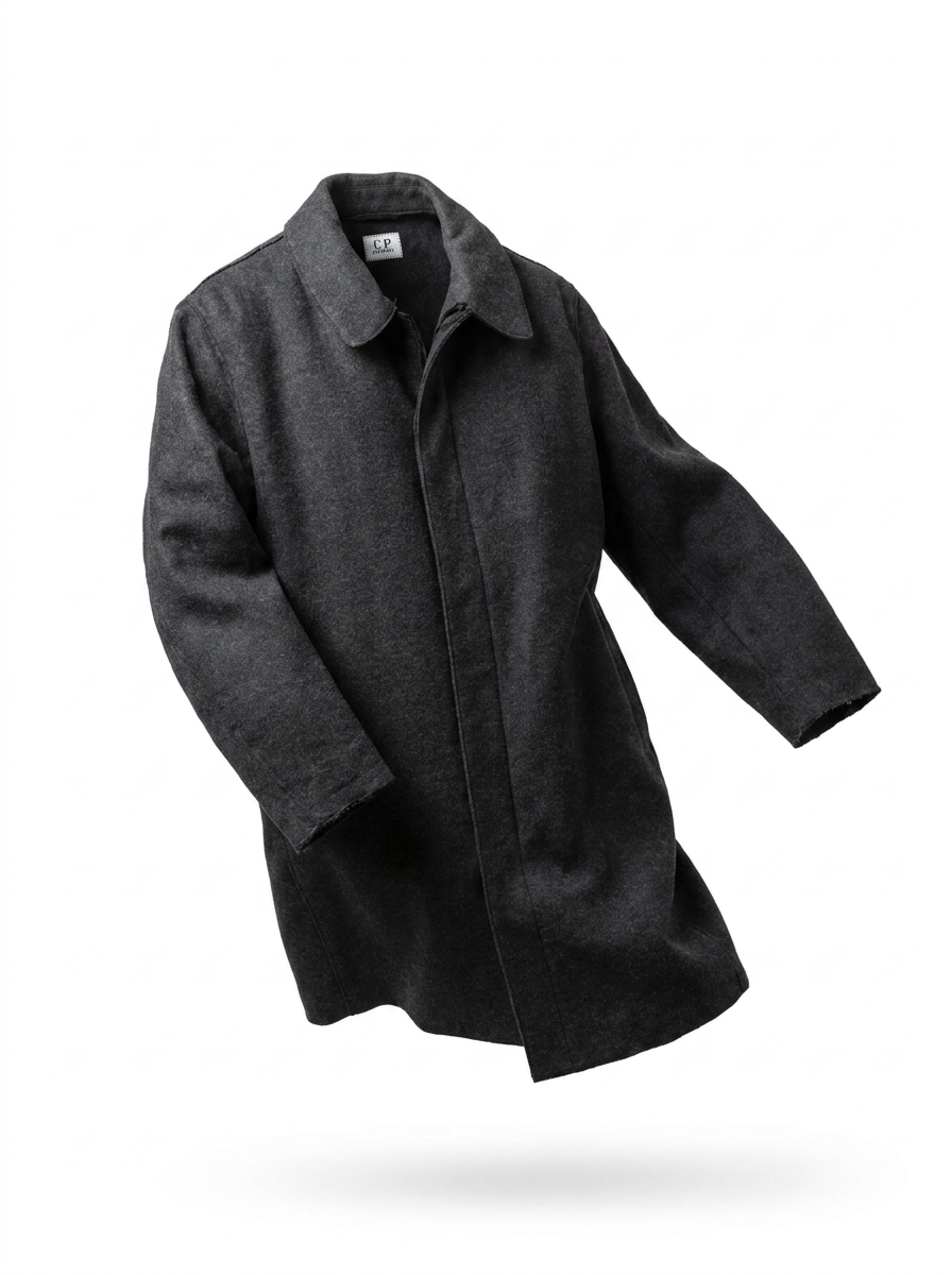 CP Company Peacoat Carcoat Original Vintage CP Circa 2003 MINT - ghost mannequin