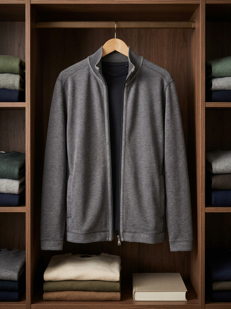 Boss Full Zip Track Reversible Jacket - lifestyle