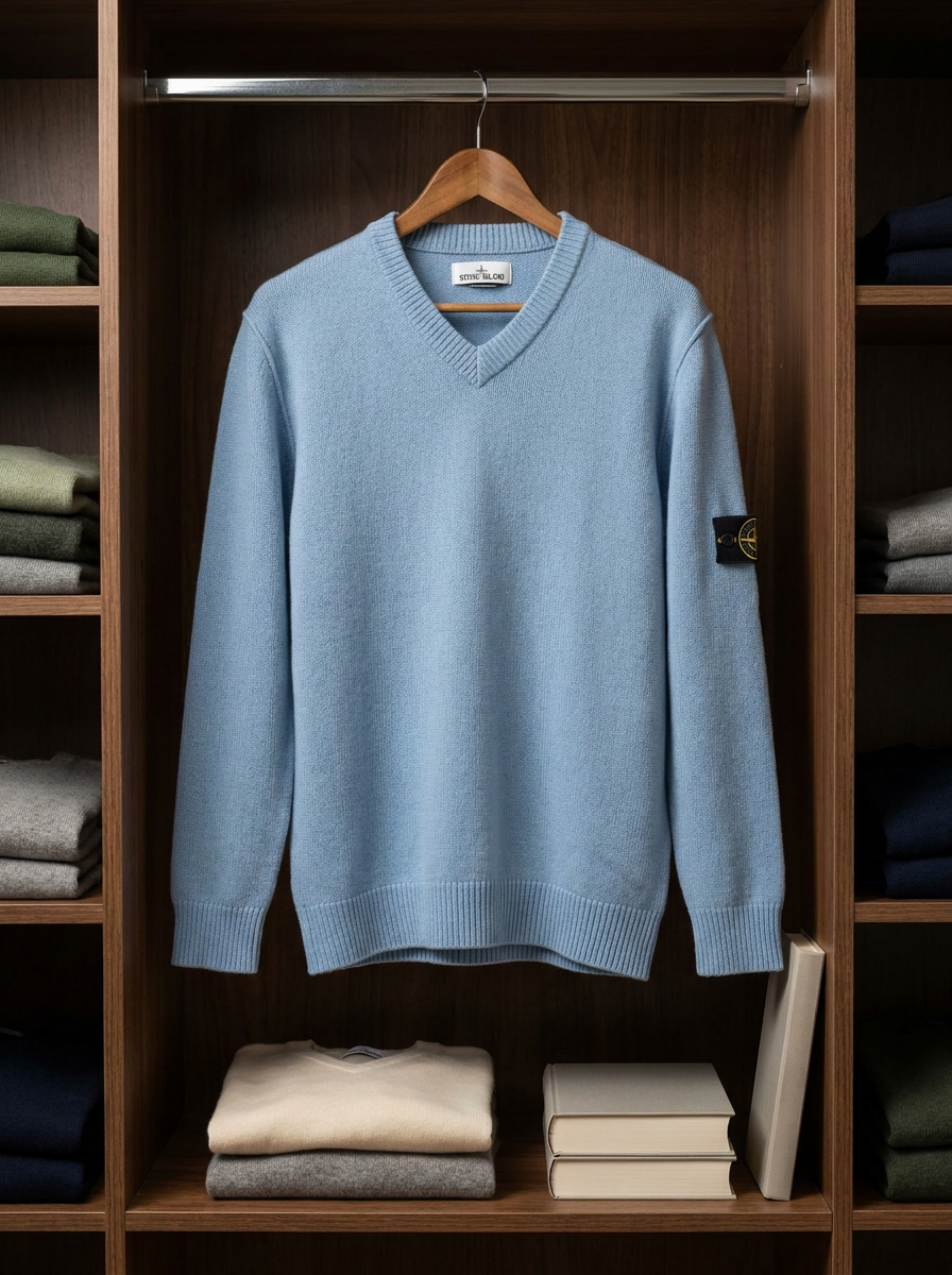 Stone Island V-Neck Knitwear - lifestyle
