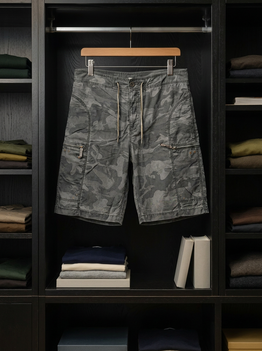 Paul Smith Camo Cargo Shorts - lifestyle