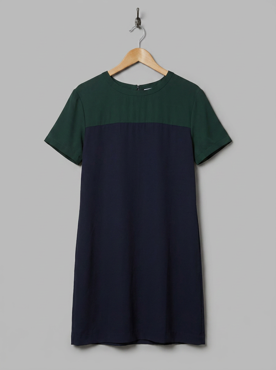 Uniqlo Colour Block Dress Short Sleeve - hanger