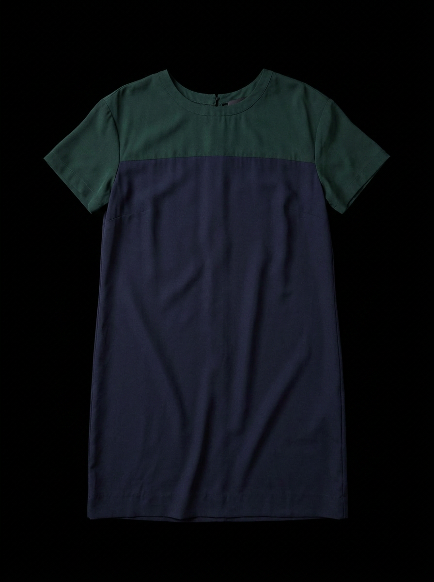Uniqlo Colour Block Dress Short Sleeve - packshot
