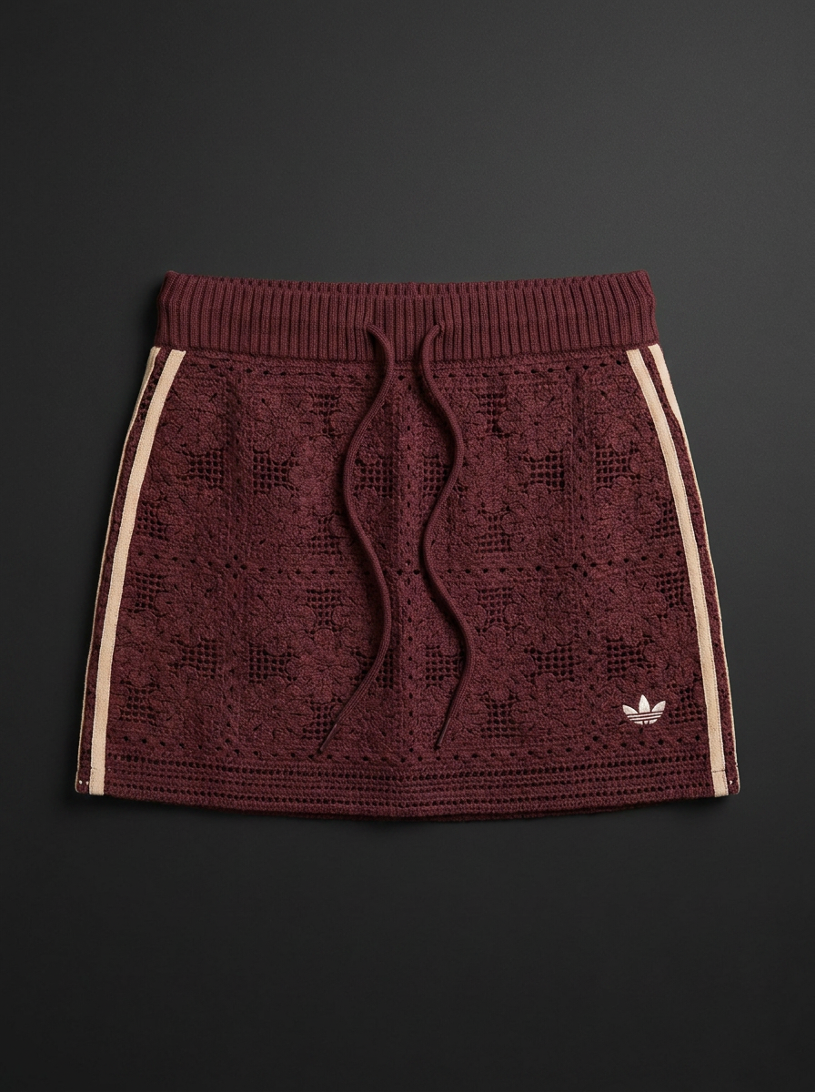 Adidas Originals Crochet Knit Mini Skirt - packshot