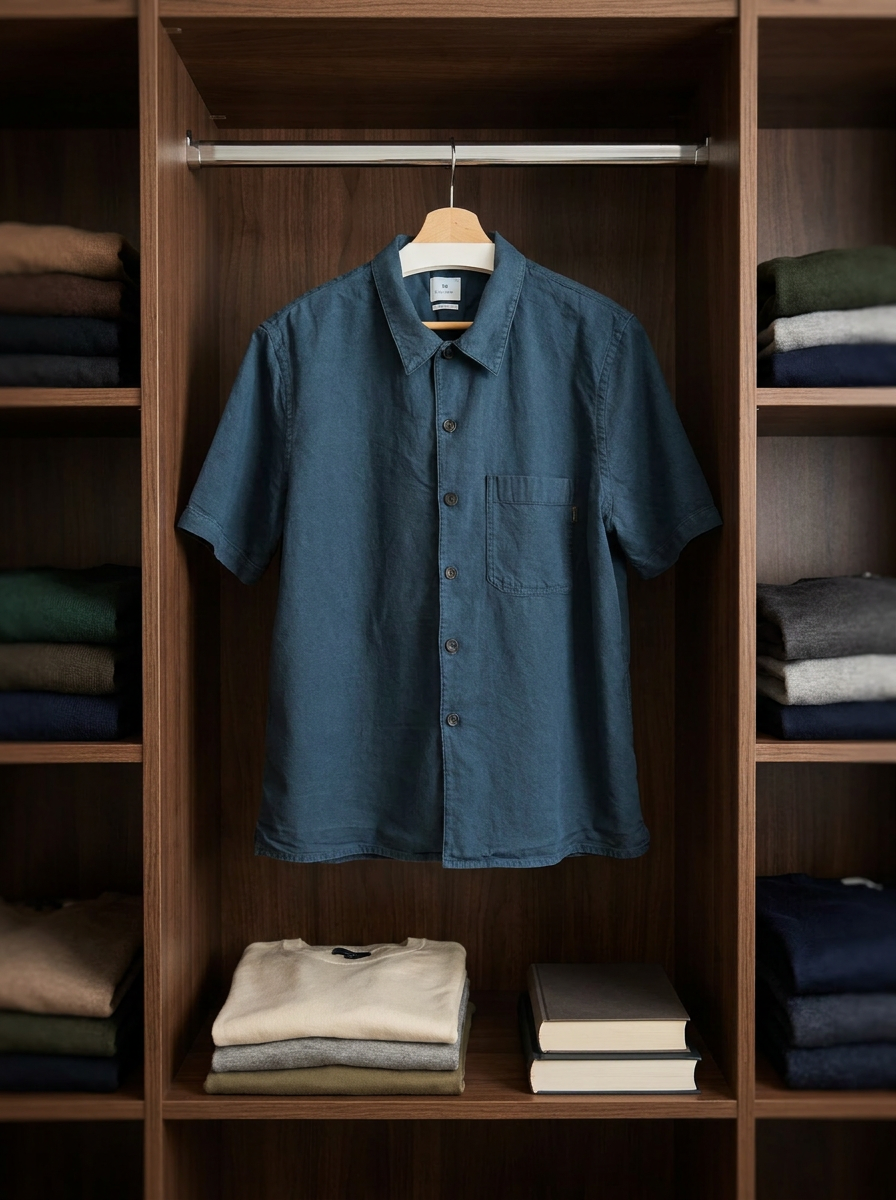 Paul Smith PS Linen Short Sleeve Shirt - lifestyle