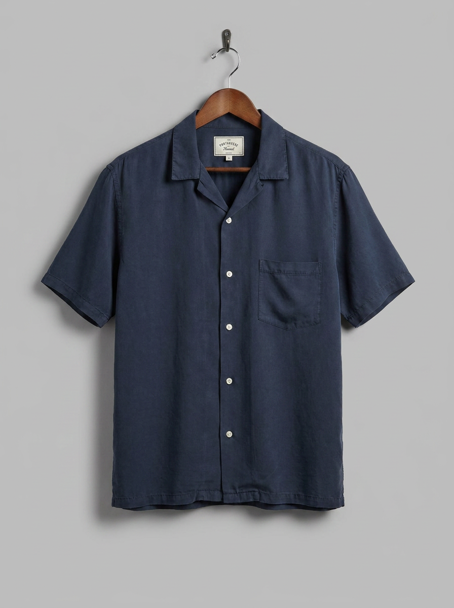 Portuguese Flannel Short Sleeve Shirt - hanger