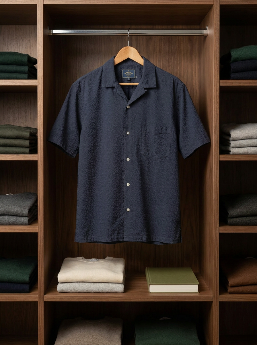 Portuguese Flannel Short Sleeve Shirt - lifestyle