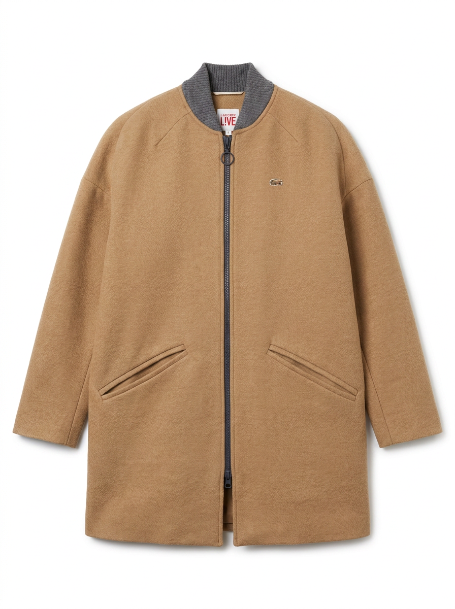 Lacoste LIVE Wool Blend Bomber Jacket - packshot