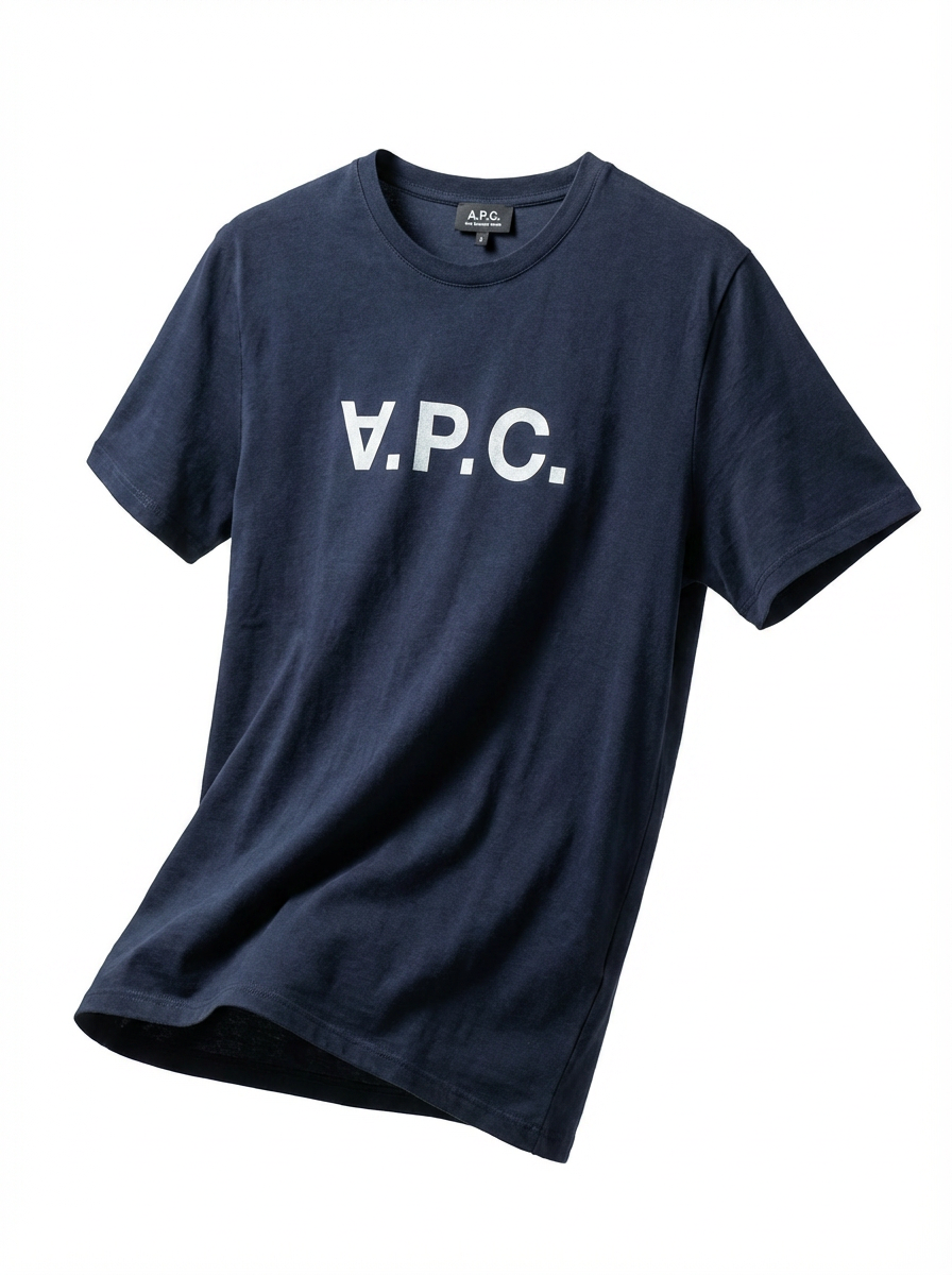 A.P.C. V.P.C. Logo T-Shirt - ghost mannequin