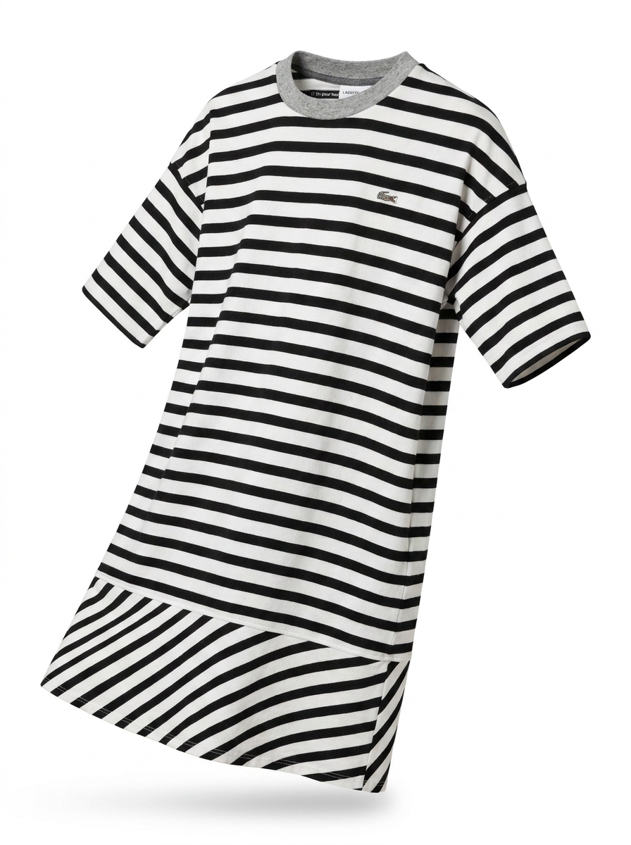 Lacoste Live Striped Dress - ghost mannequin