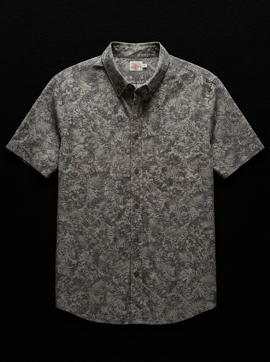 Faherty Patterned Short Sleeve Shirt - packshot