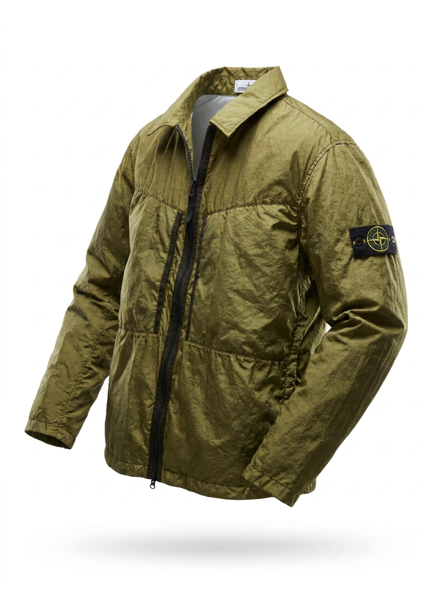 Stone Island Overshirt Jacket - ghost mannequin