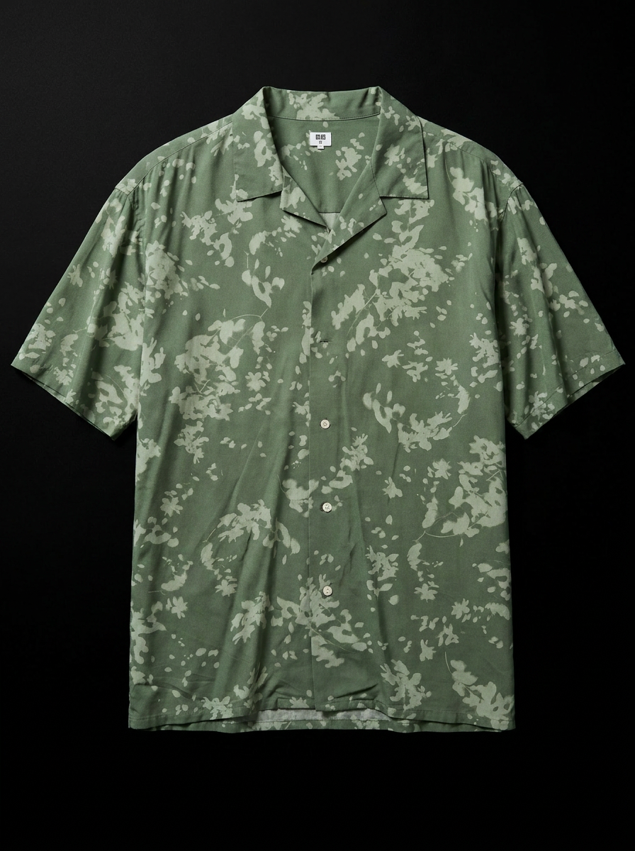 Uniqlo Patterned Short Sleeve Shirt - packshot